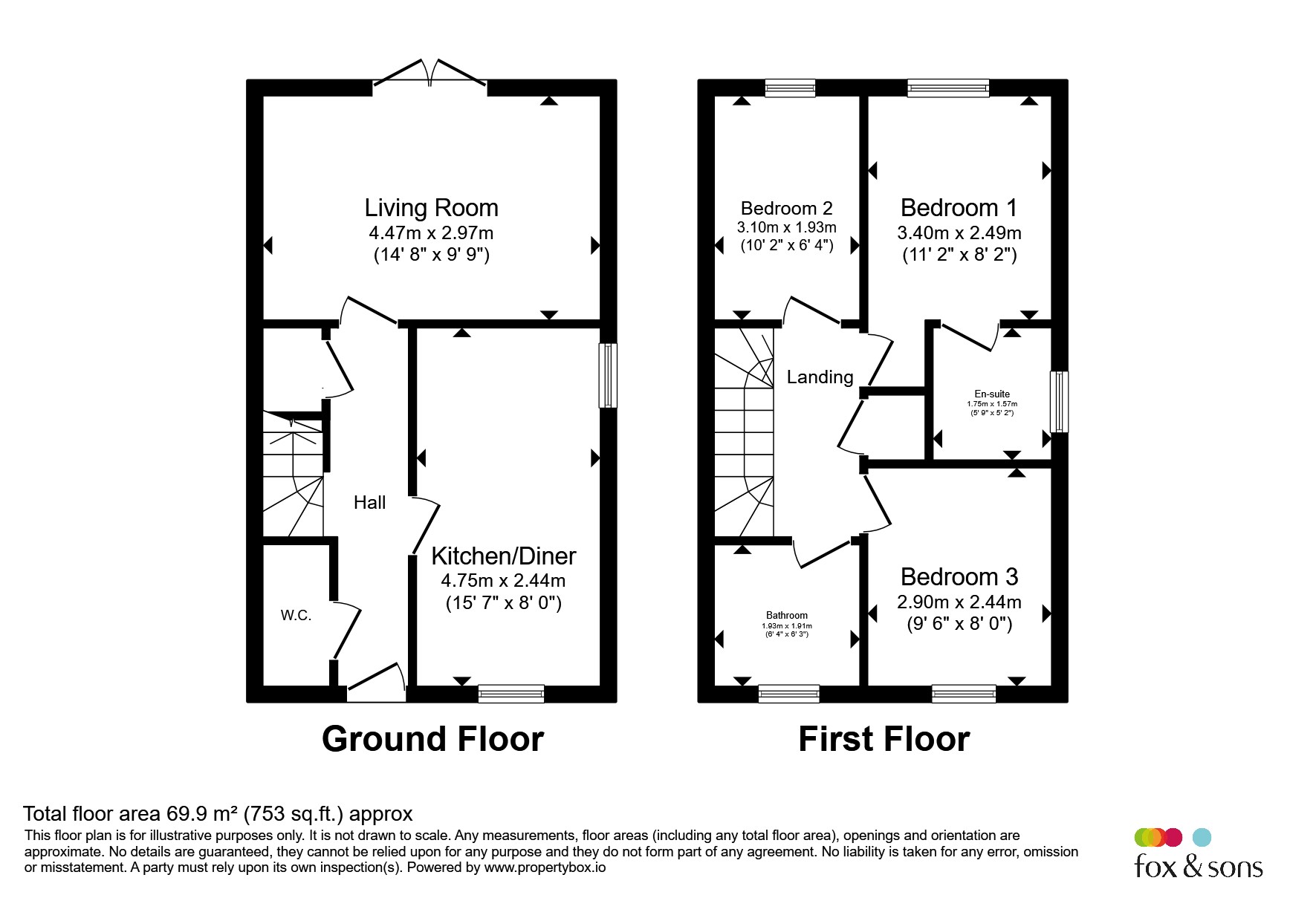 1, Weller Road, Axminster floorplan