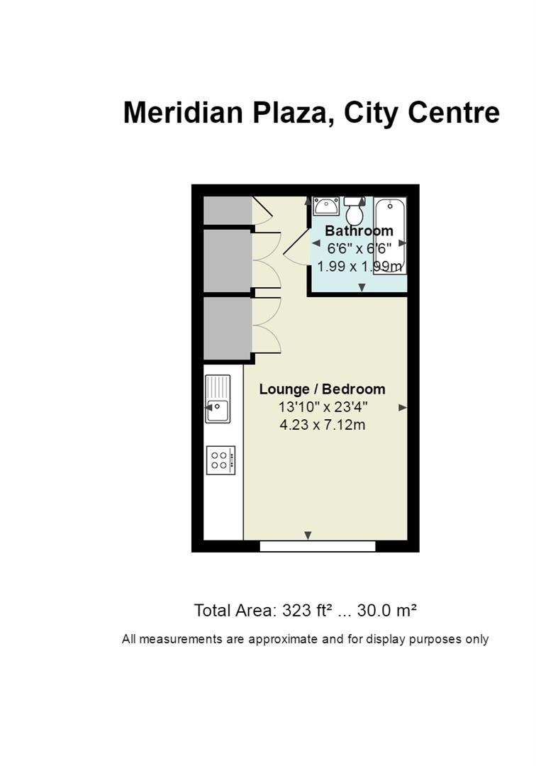0 Bedrooms Studio to rent in Meridian Plaza, Bute Terrace, City Centre CF10
