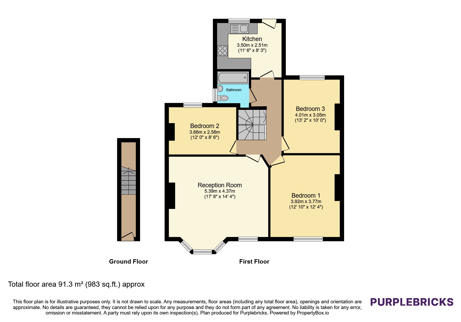 4a, Stopford Road, London floorplan