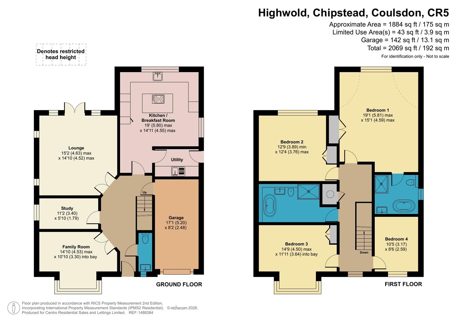 23A, Highwold, Coulsdon floorplan