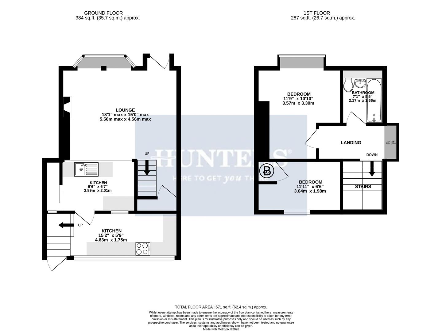 Springfield Cottage, East End, York floorplan