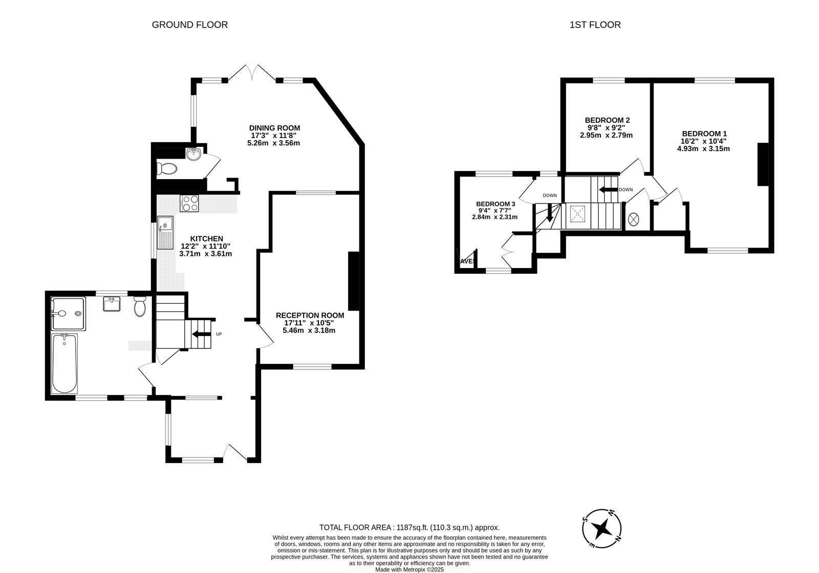 54, Ockford Ridge, Godalming floorplan