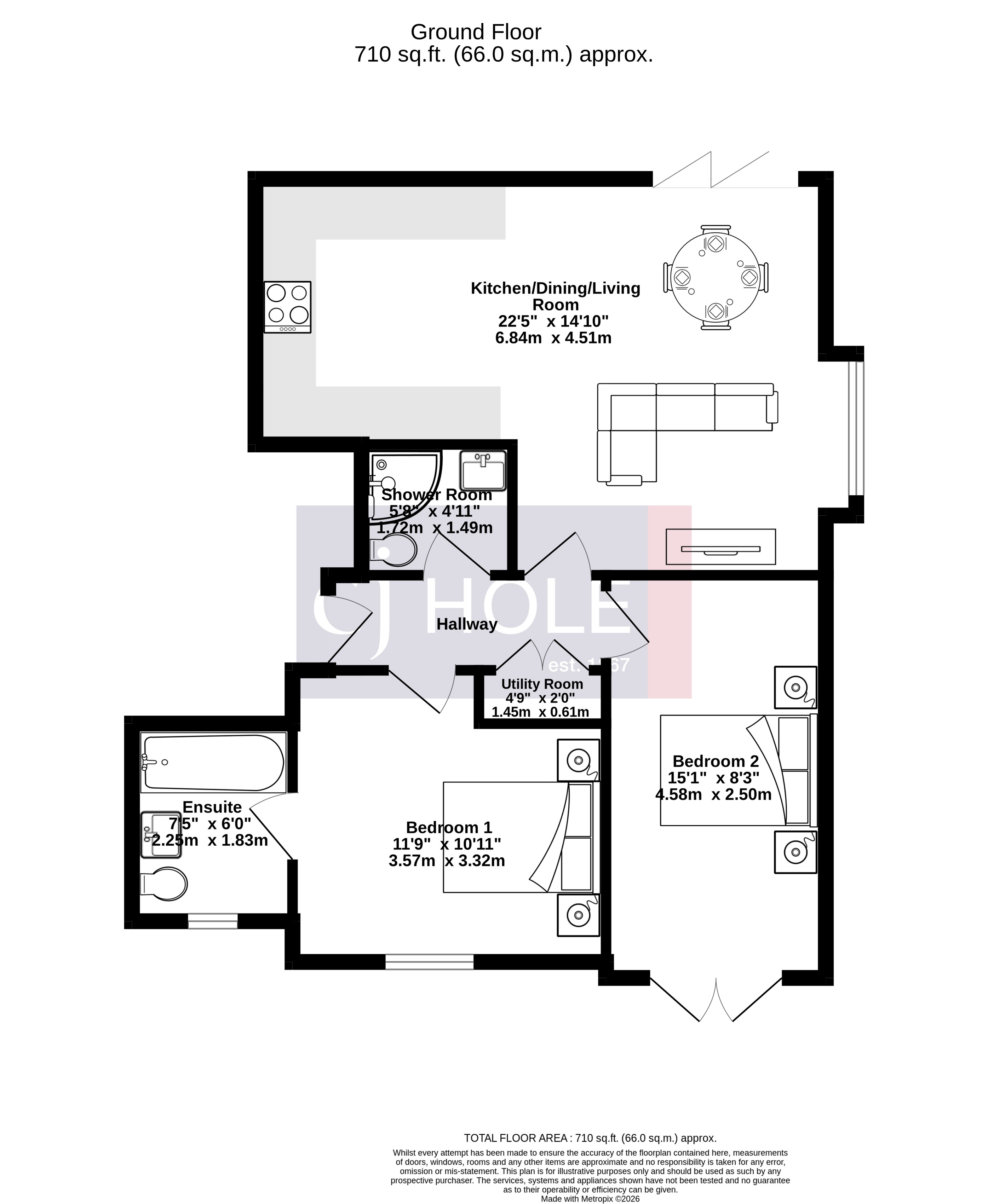 3, Mancroft Apartments, 53, 3 Mancroft Apartments, Bristol Road, Bristol floorplan