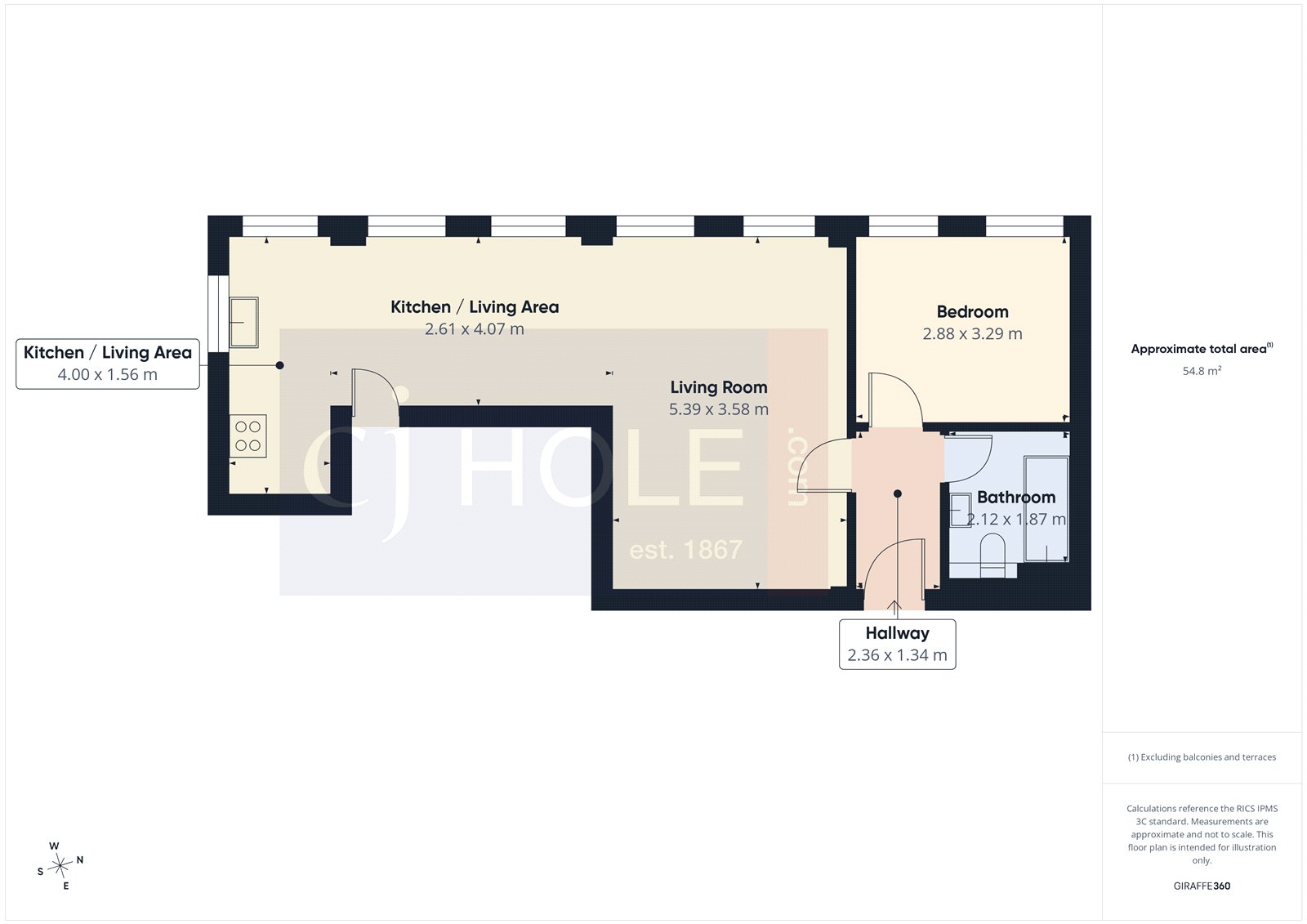 Flat 1, Dorset House,, Downend Road, Bristol floorplan