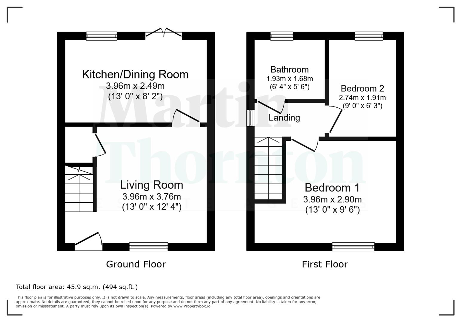 11, Mill Avenue, Huddersfield floorplan
