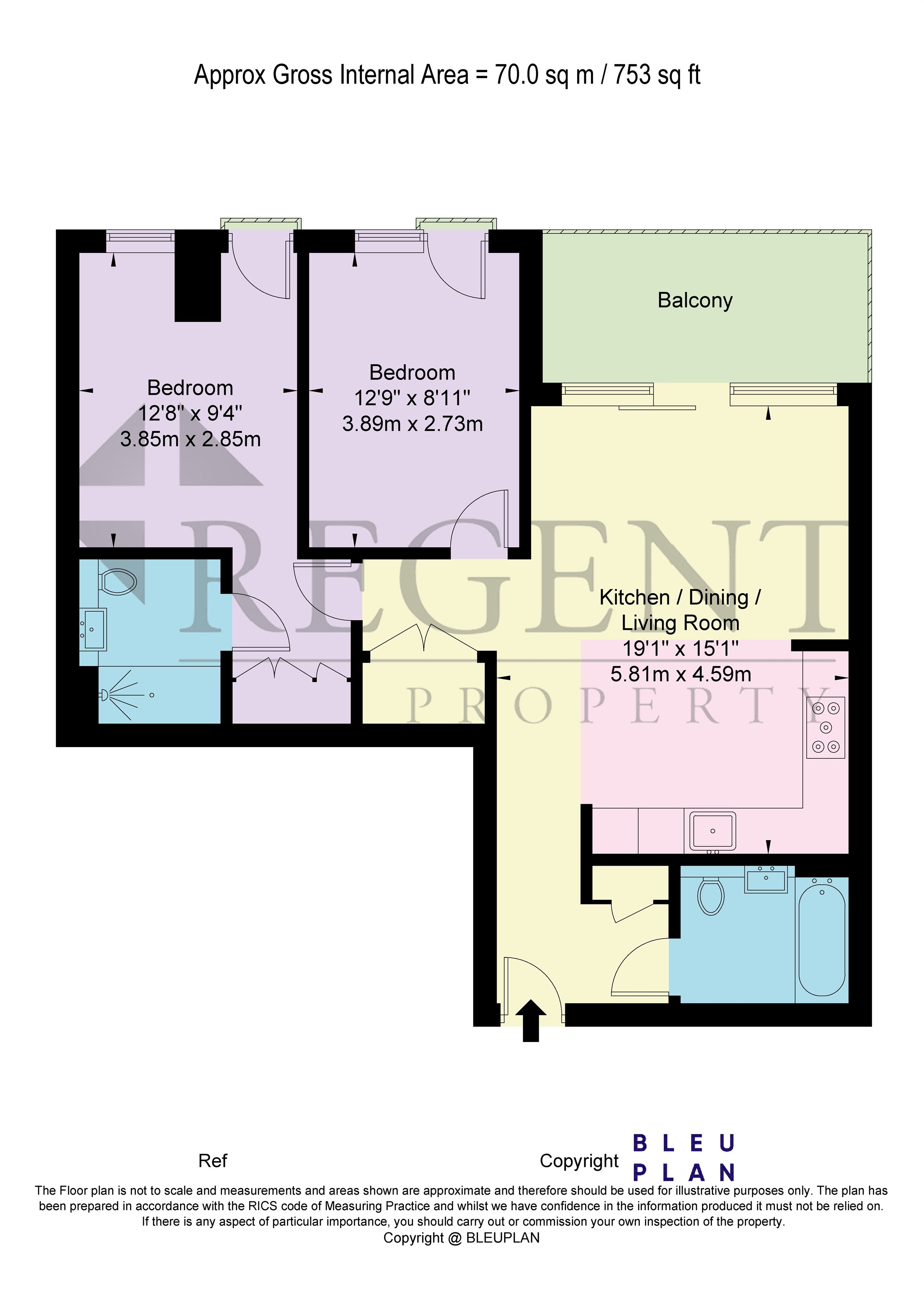 7, Cendal Crescent, London floorplan