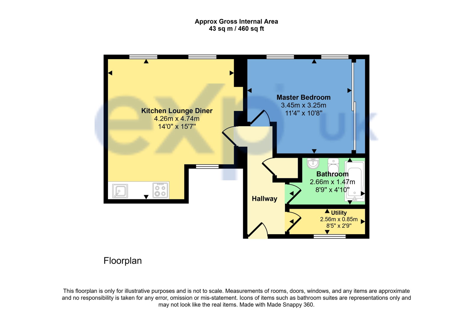 66,Flat 2, Whitechapel High Street, London floorplan