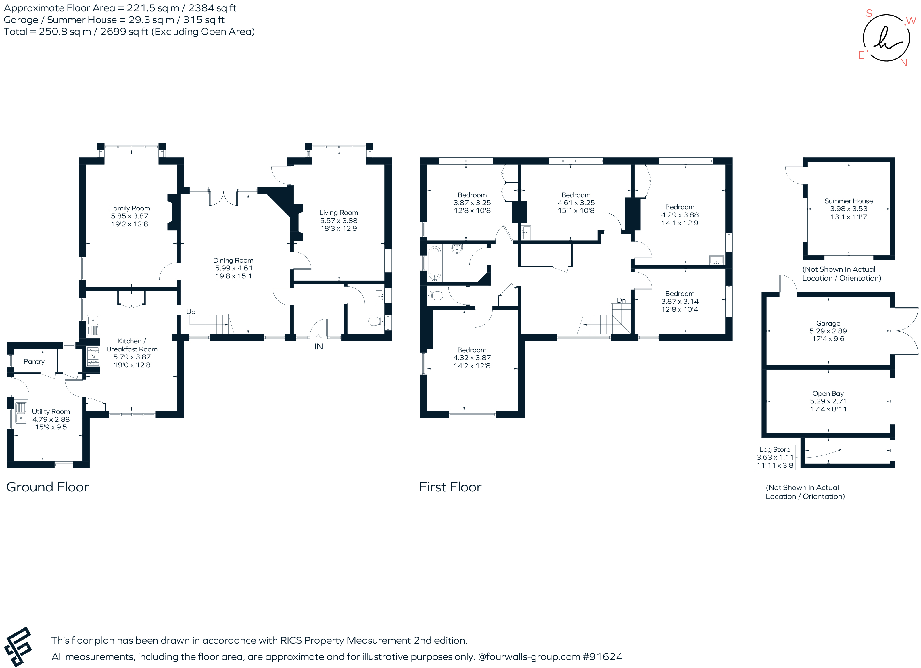 Rushgrove, Reading Road North, Fleet floorplan