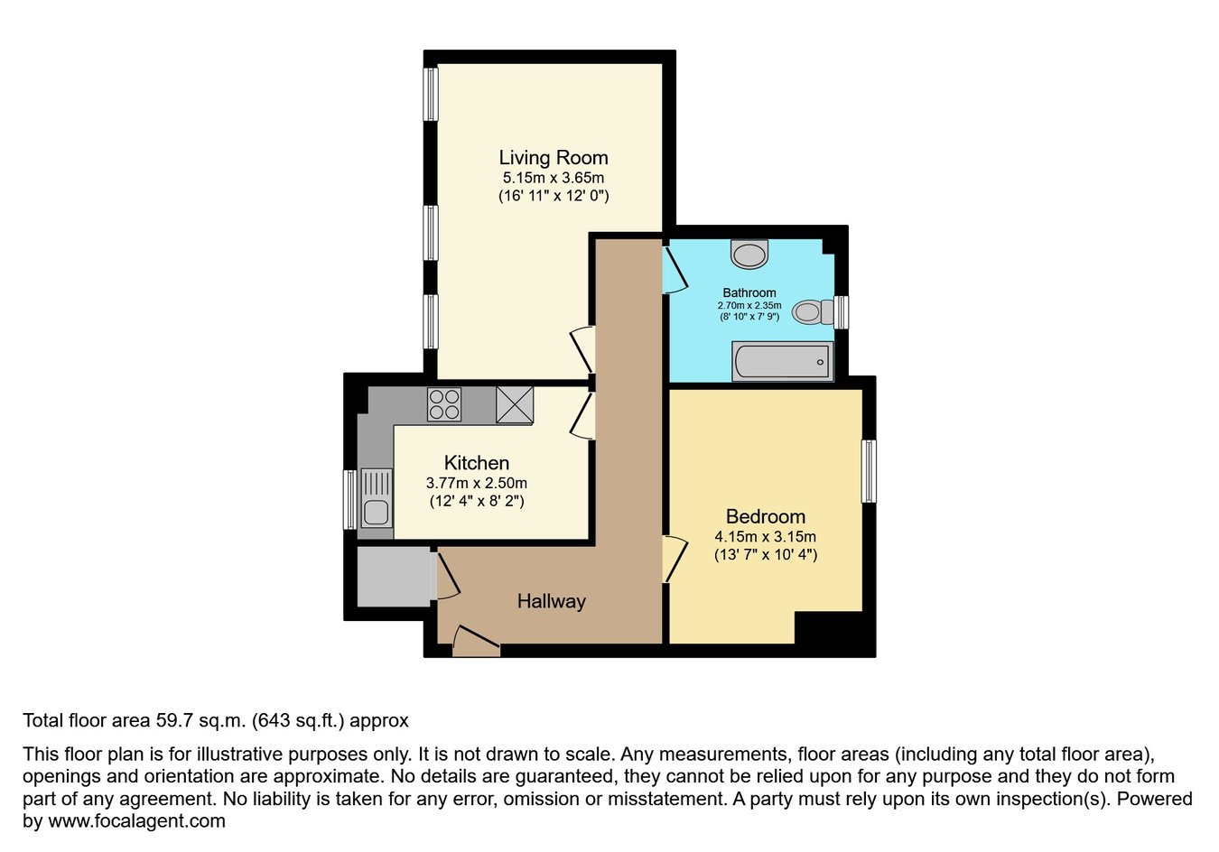 Apartment G31, 49, Grosvenor Gate, Leicester floorplan