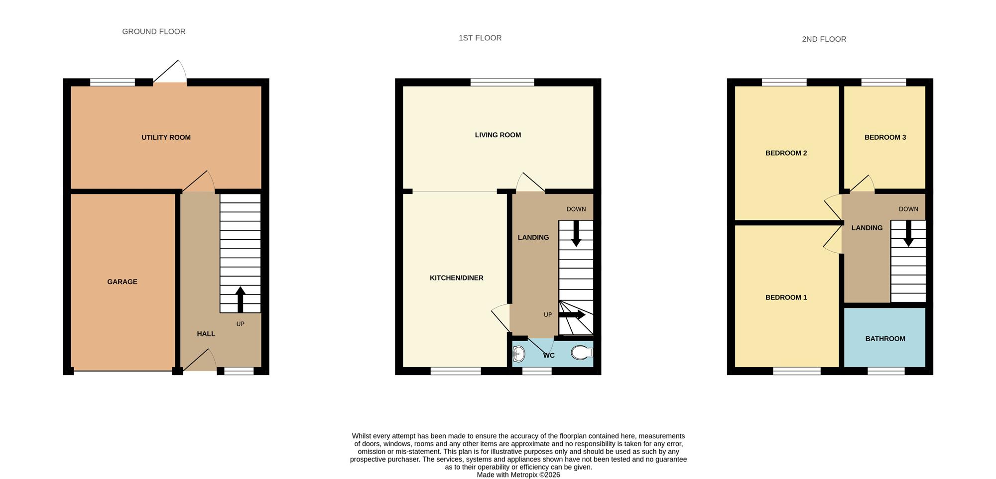 3, Beaconsfield Road, East Clacton floorplan