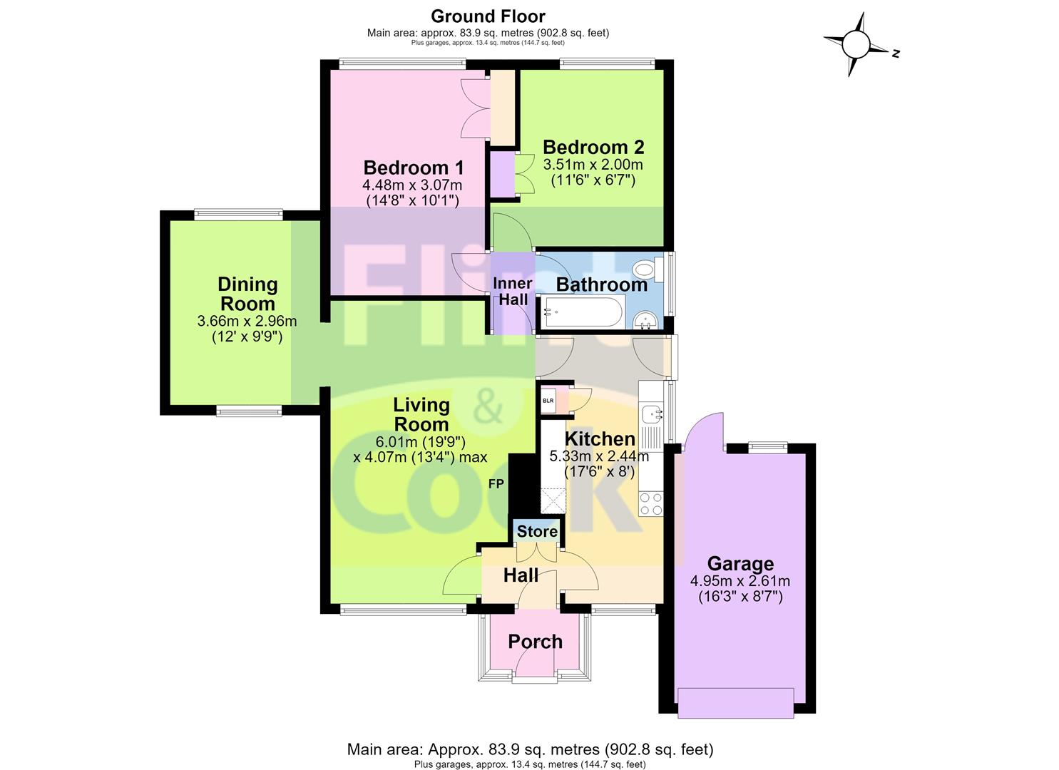 22, Beaufort Avenue, Hereford floorplan