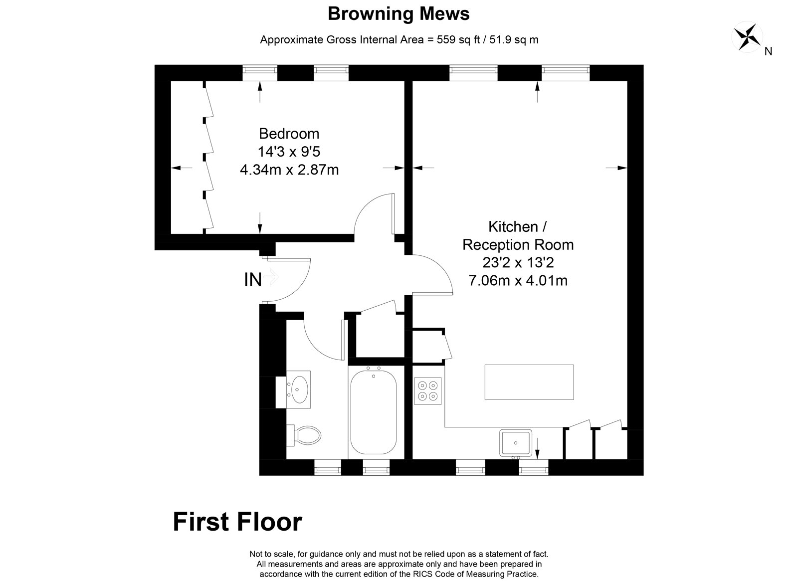 1 Bedrooms Flat to rent in Browning Mews, London W1G