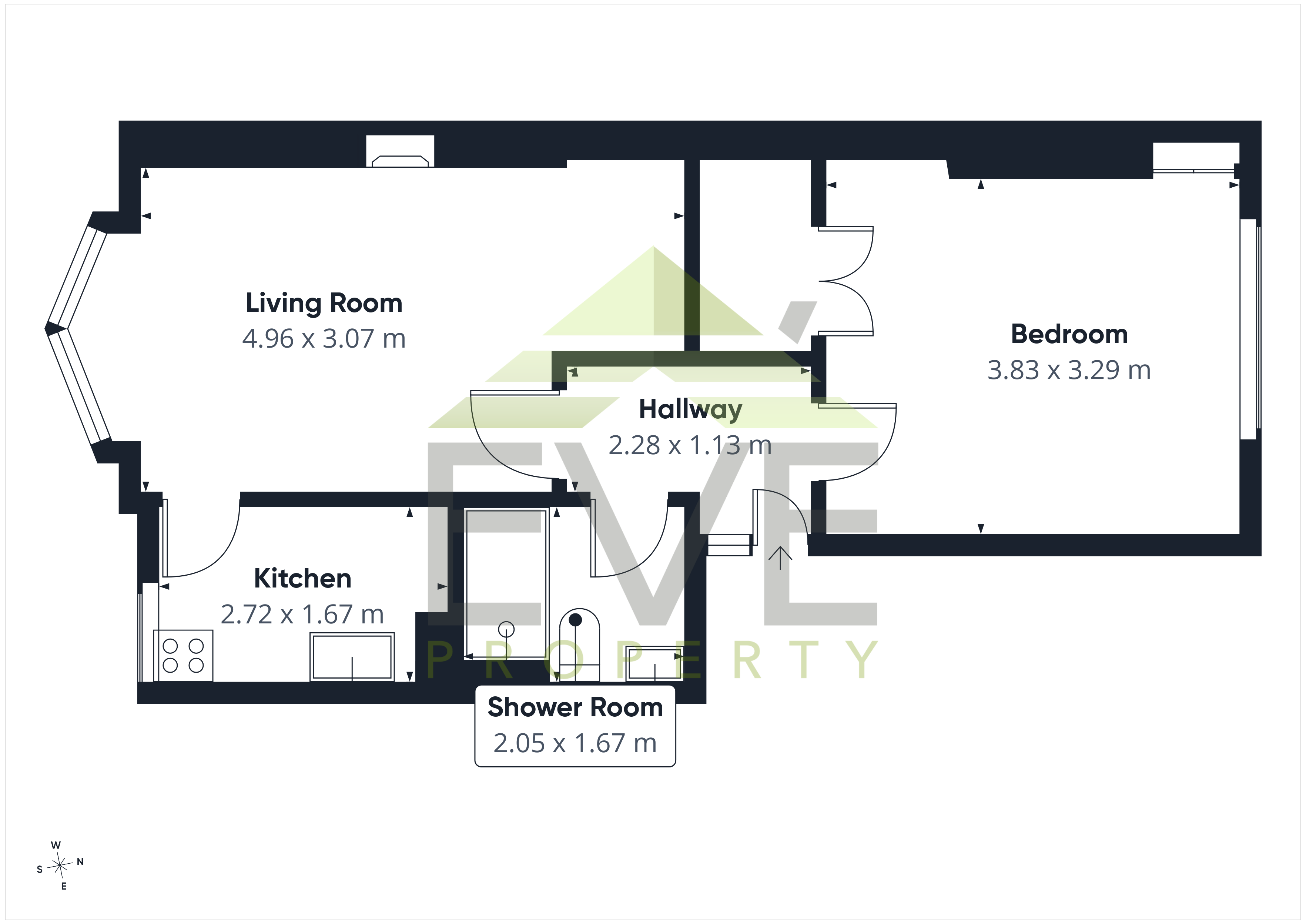1/2, 19, Blythswood Drive, Paisley floorplan