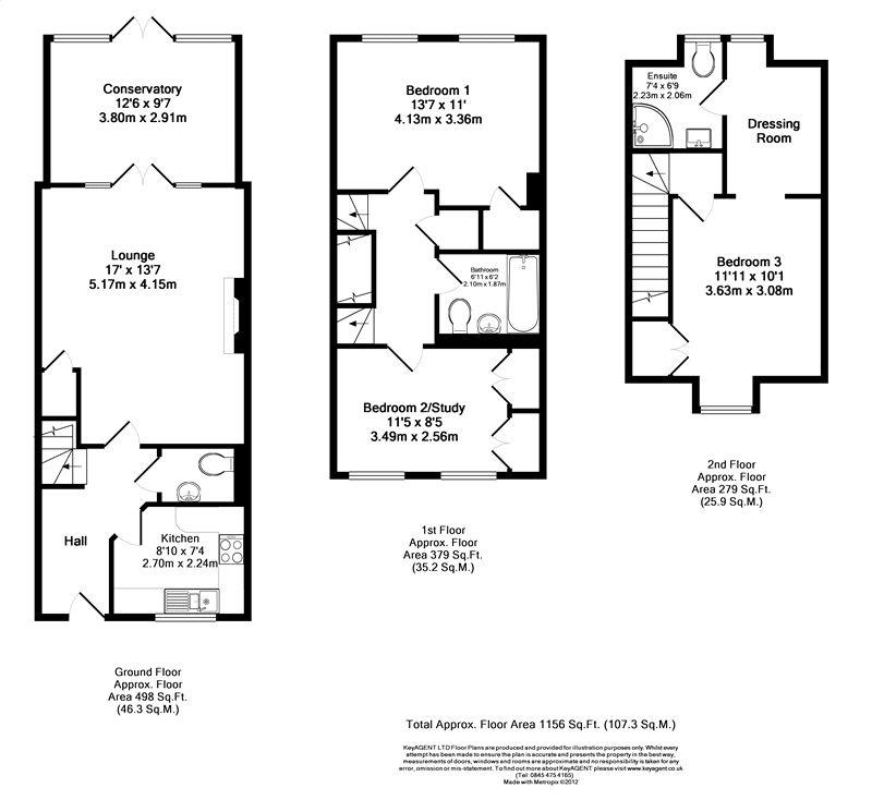 3 Bedrooms Town house to rent in Winston Avenue, Kings Hill ME19