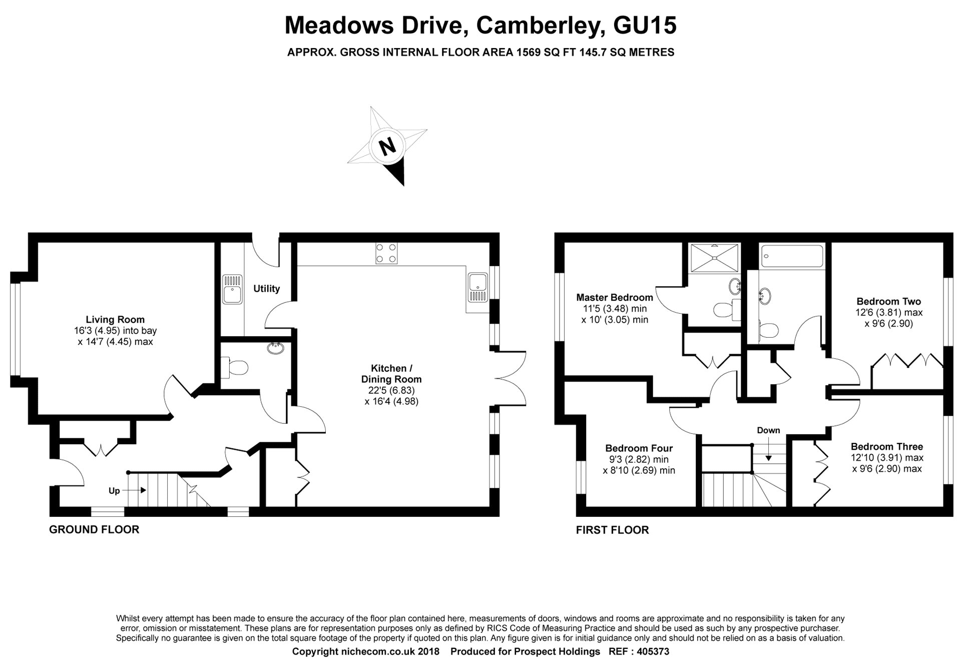 4 Bedrooms Detached house to rent in Meadows Drive, Camberley, Surrey GU15