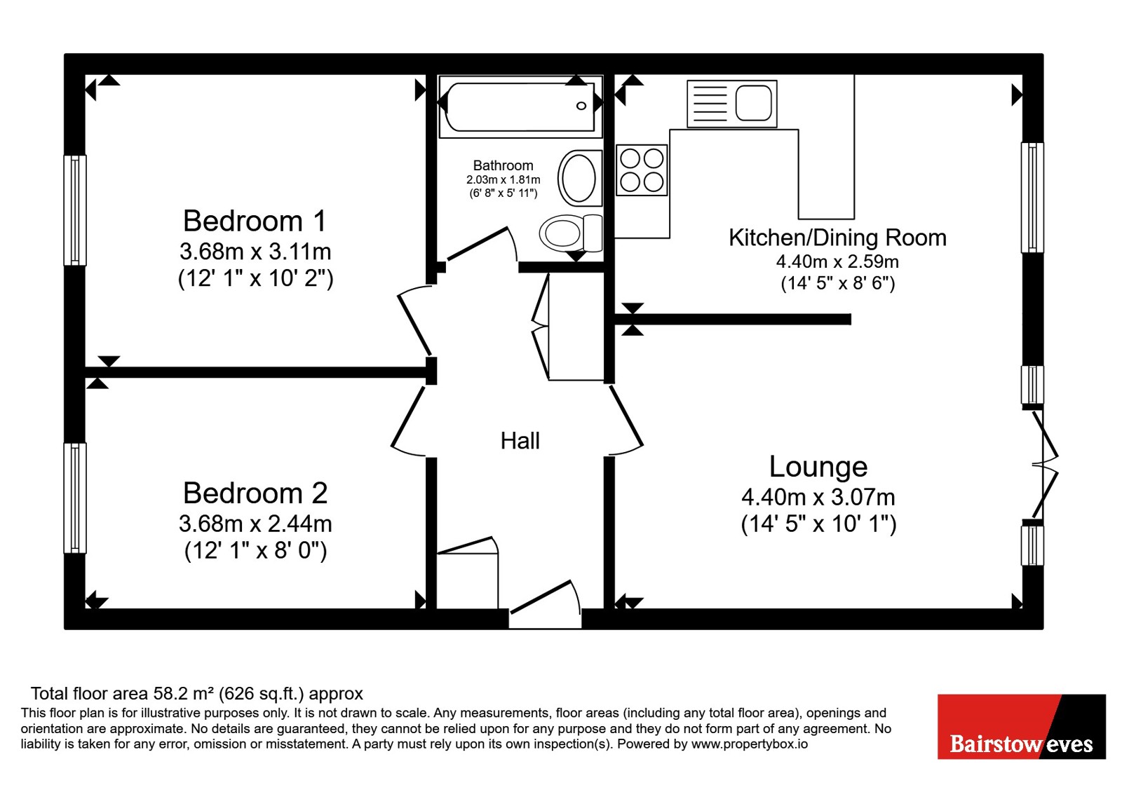 169, Southwell Close, Grays floorplan