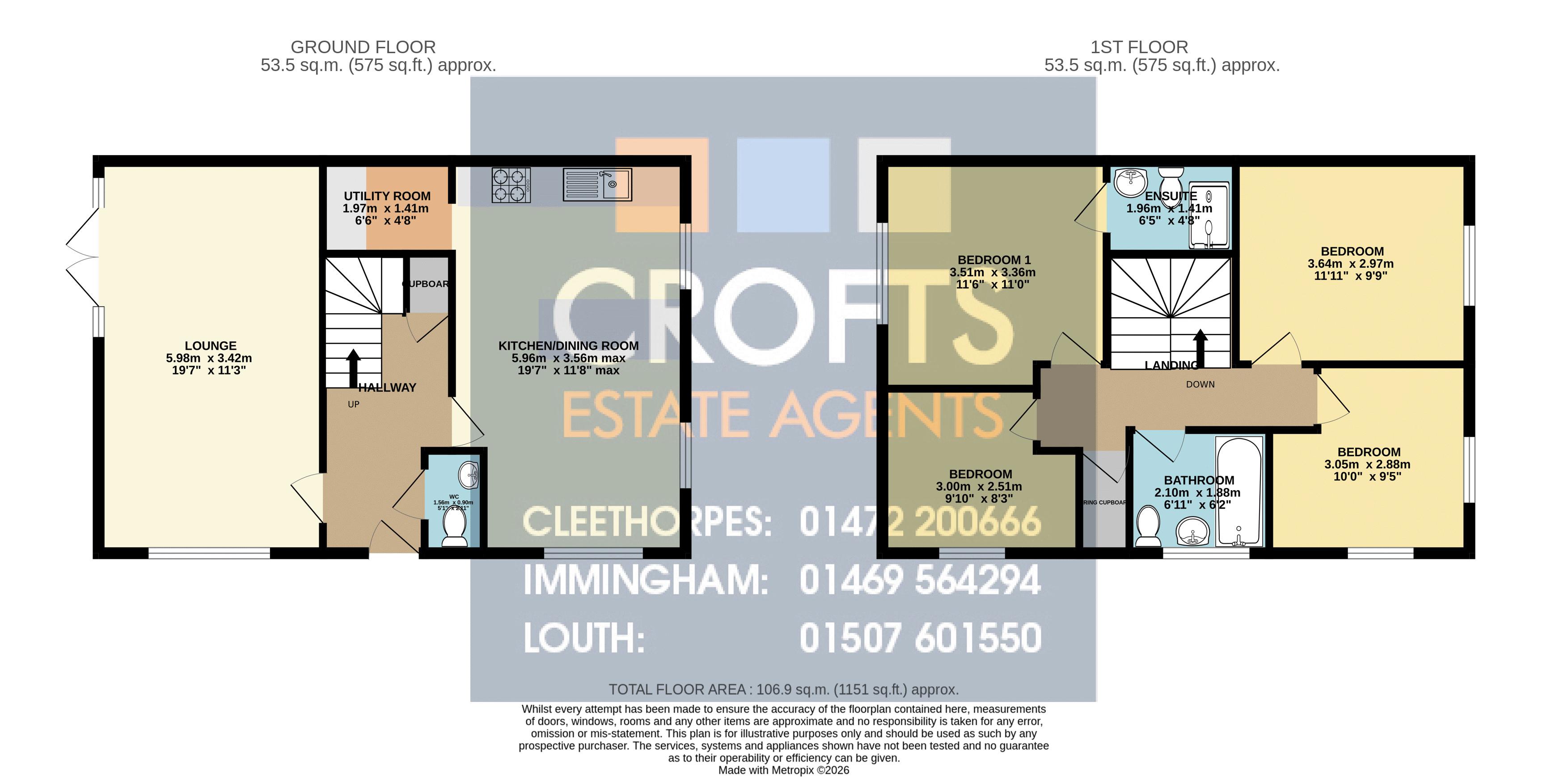 21, Harrier Road, Louth floorplan