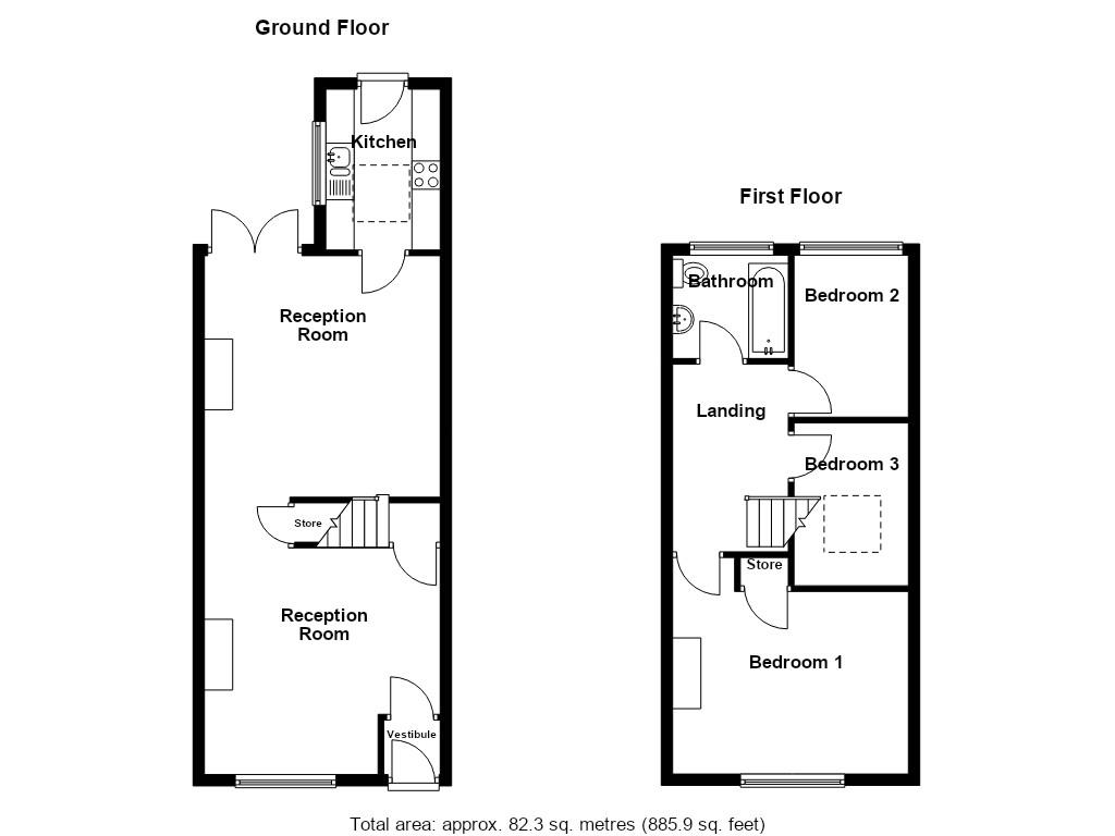 75, Devonshire Street, Accrington floorplan