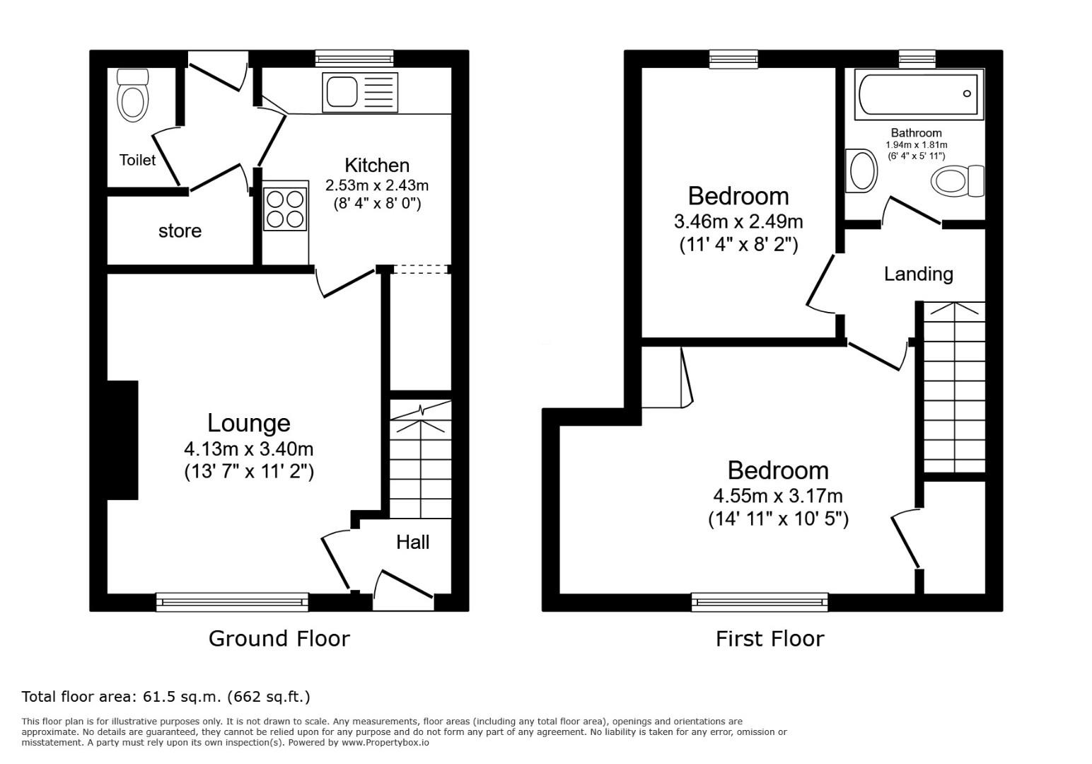 123, Lichford Road, Sheffield floorplan