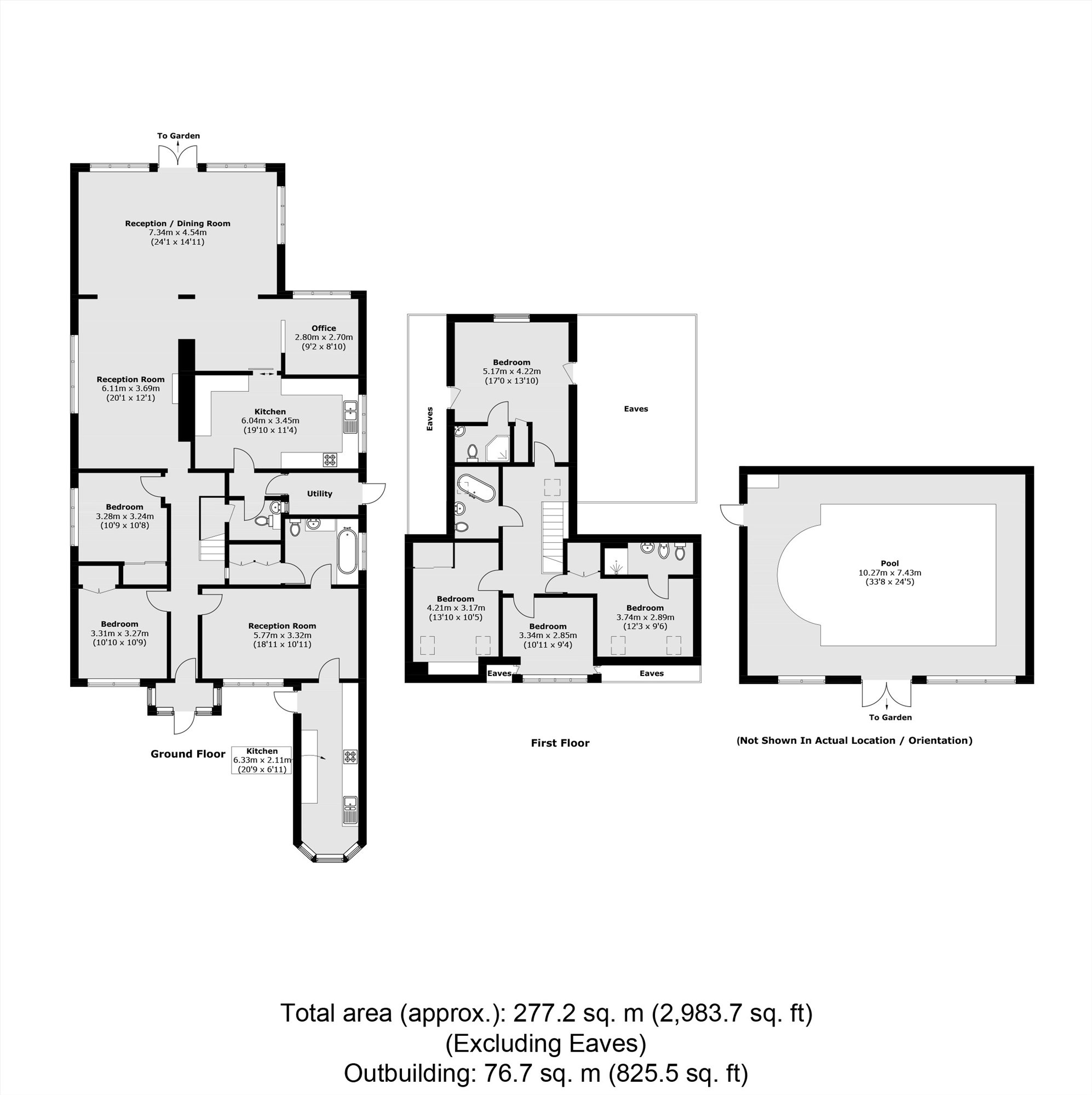 226, Brooklands Road, Weybridge floorplan