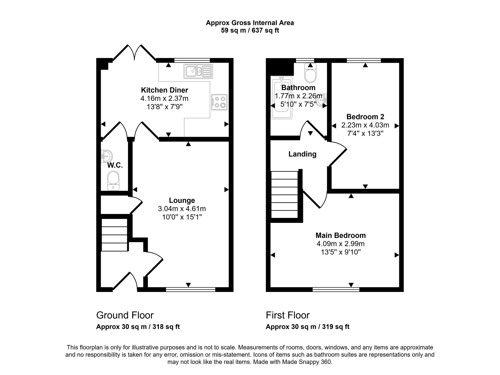20 Rawthey Gardens, Wigan floorplan