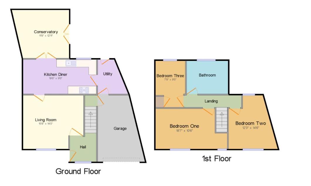 1, Ousebridge Crescent, Nottingham floorplan