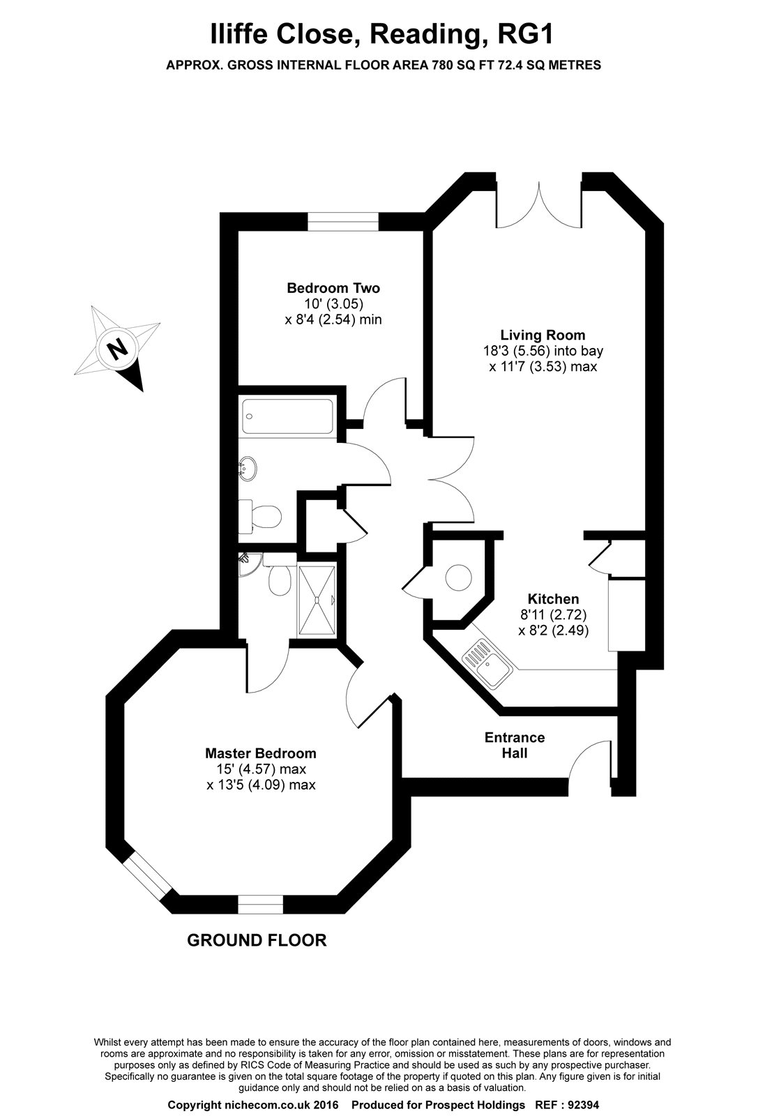 15, Aveley House, Reading floorplan