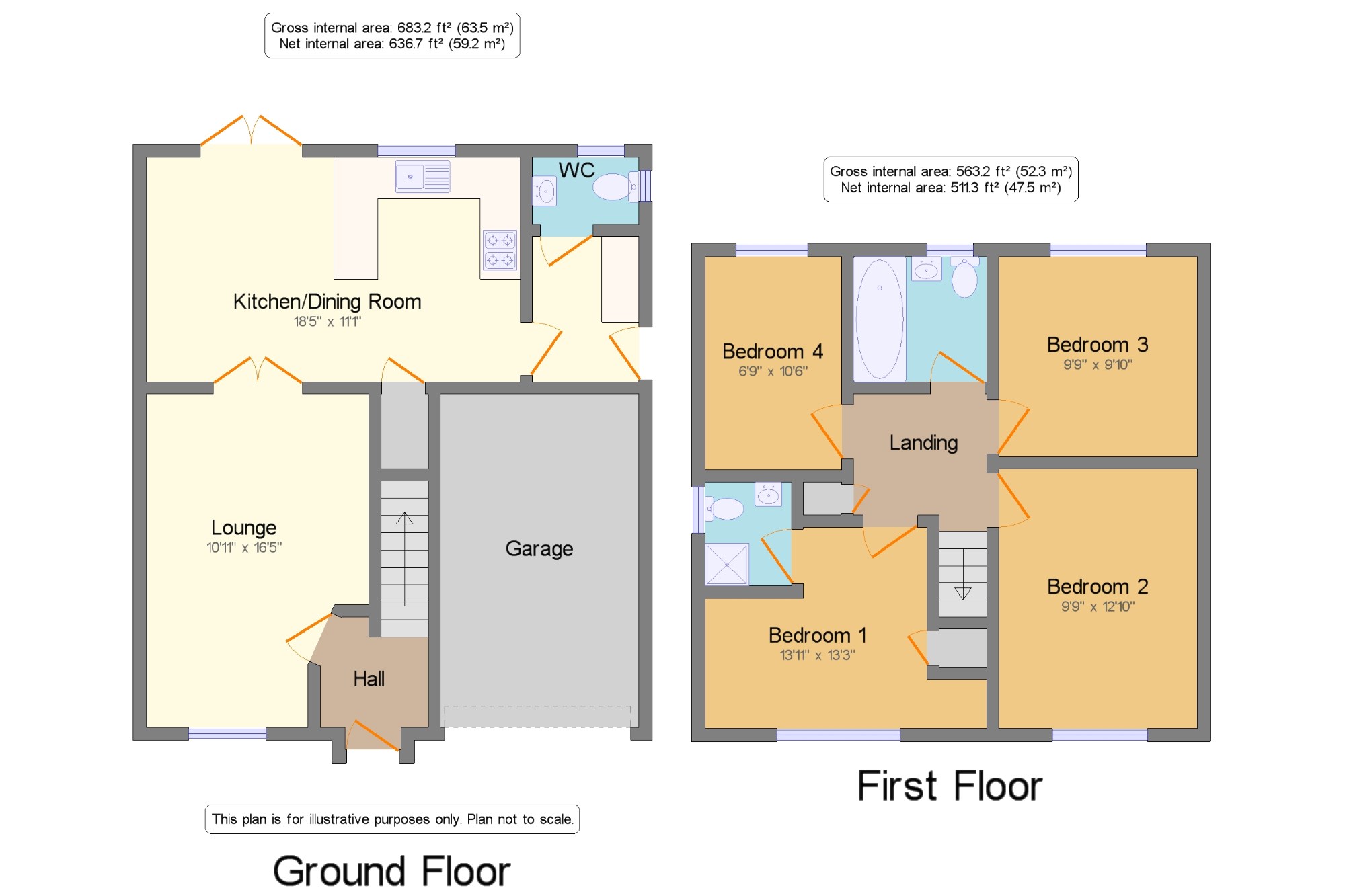 4 Bedrooms Detached house for sale in Upton Drive, Canal Side, Stretton, Staffordshire DE14