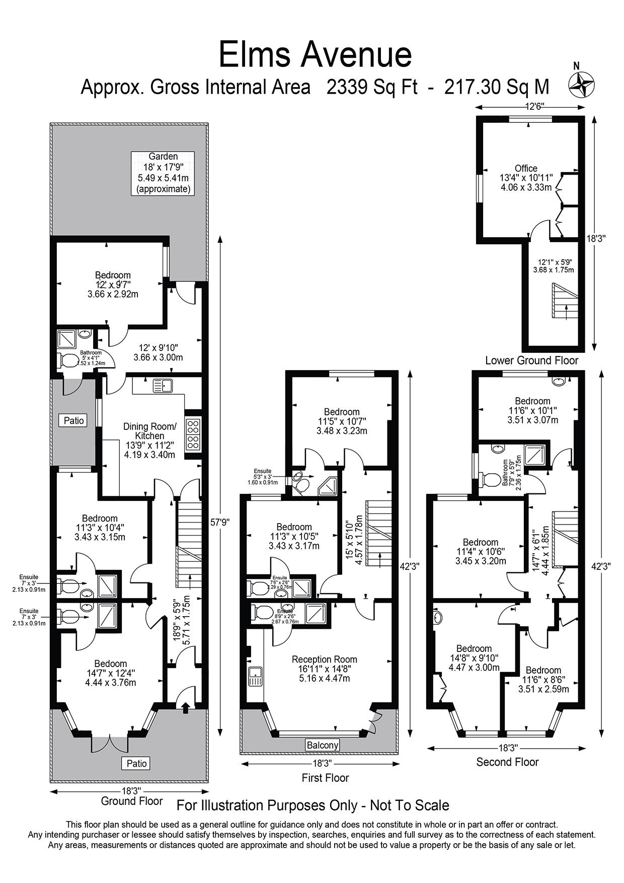 28 Bedrooms Terraced house for sale in Elms Avenue, Eastbourne BN21