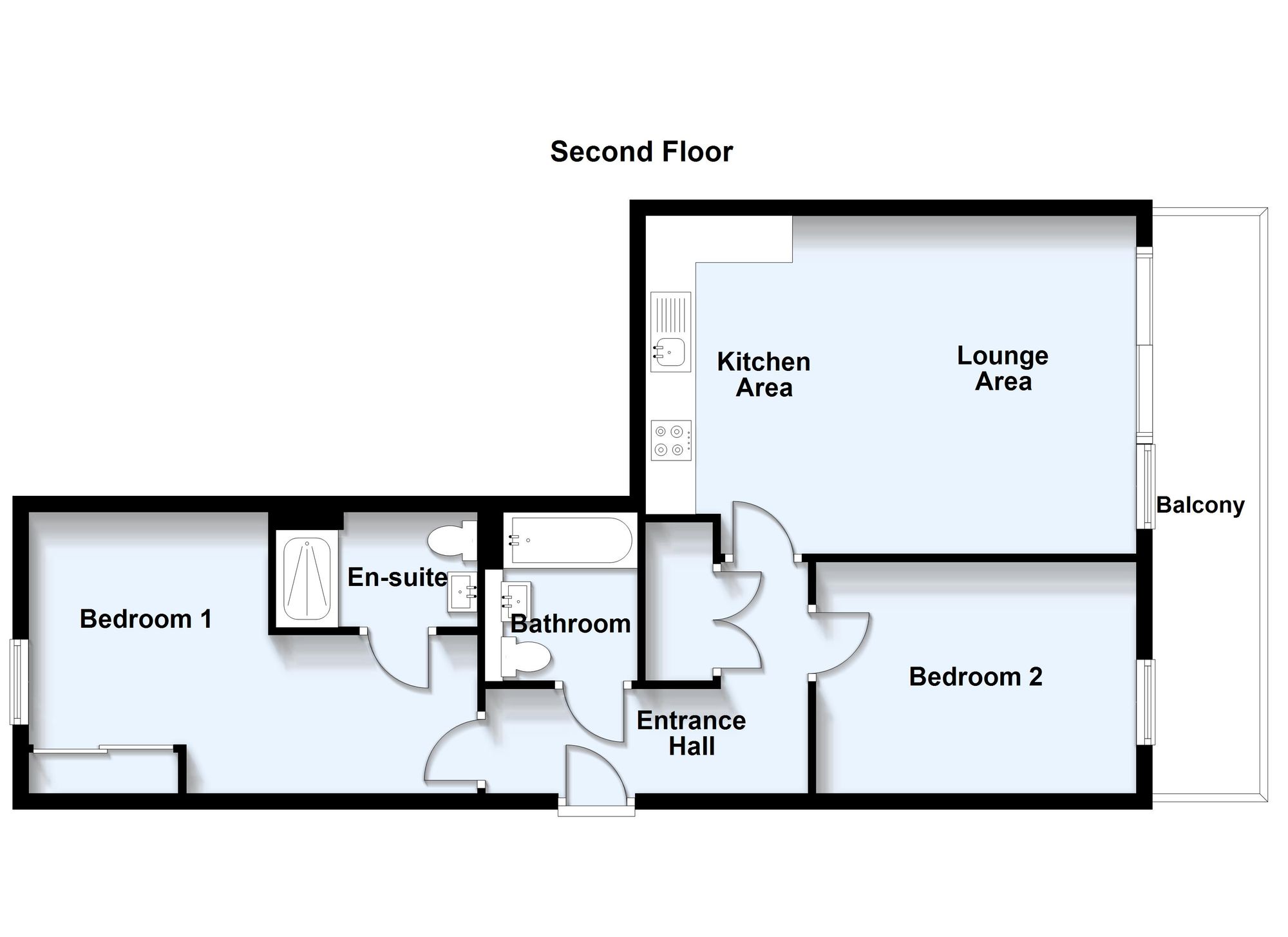 Flat 20, Union Court, Milton Keynes floorplan