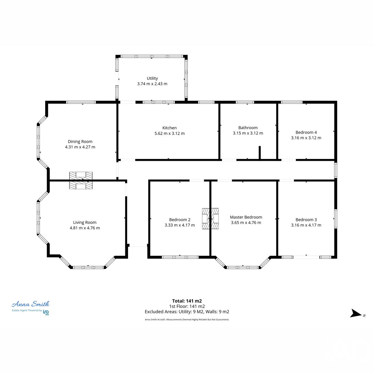 15, Martins Lane, Ely floorplan