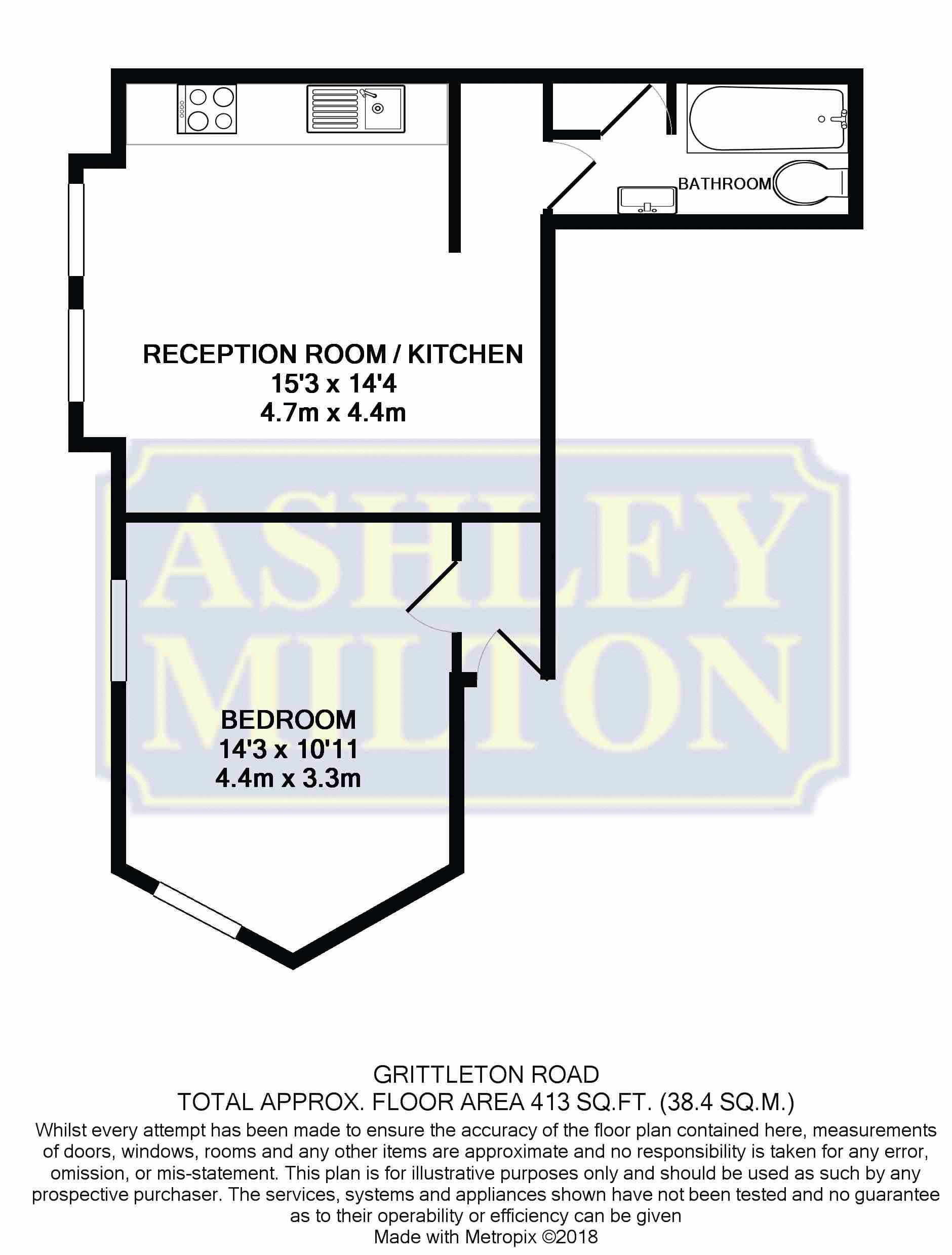 1 Bedrooms Flat for sale in Grittleton Road, London W9