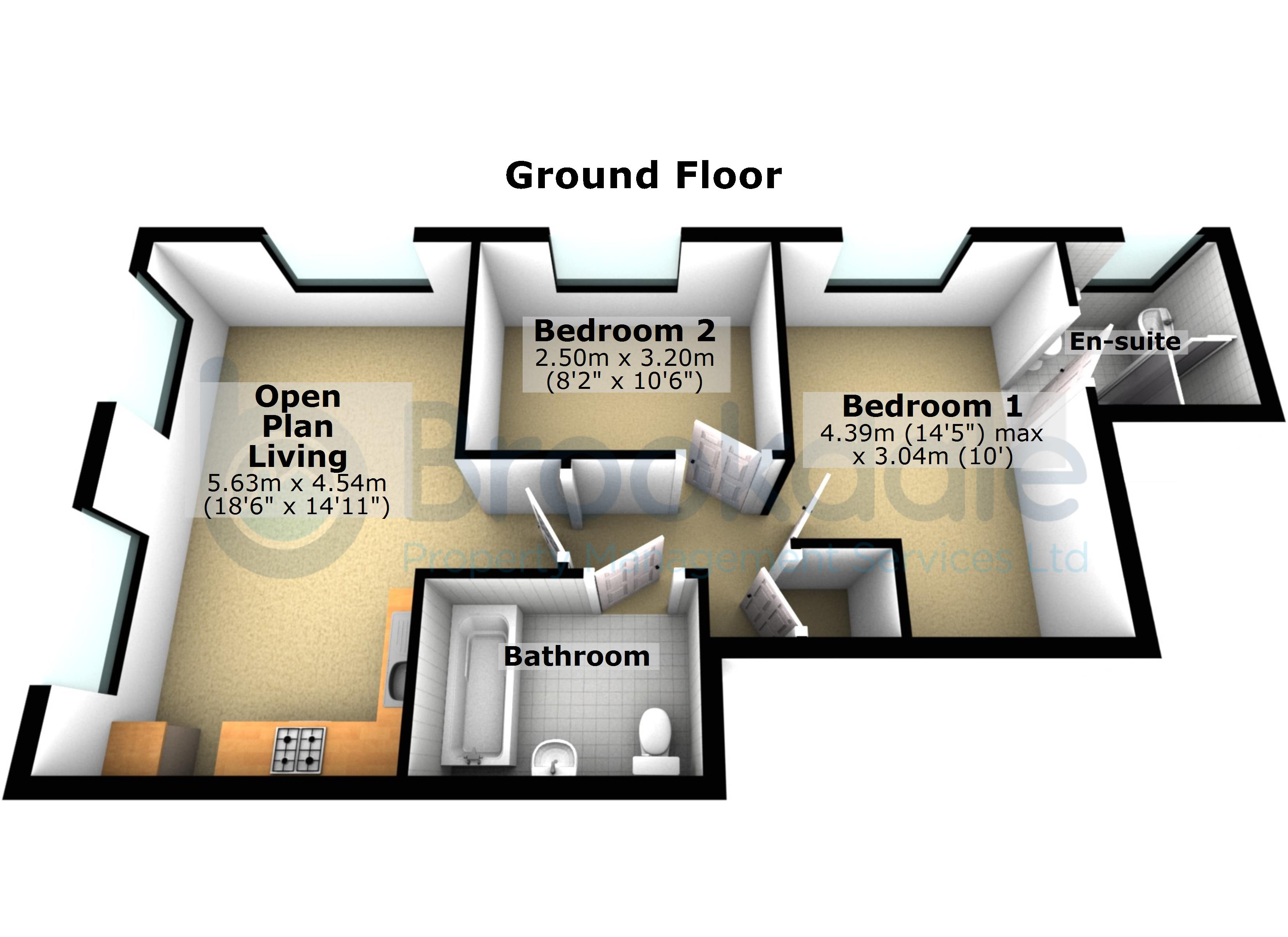 Molyneux Square, Peterborough floorplan