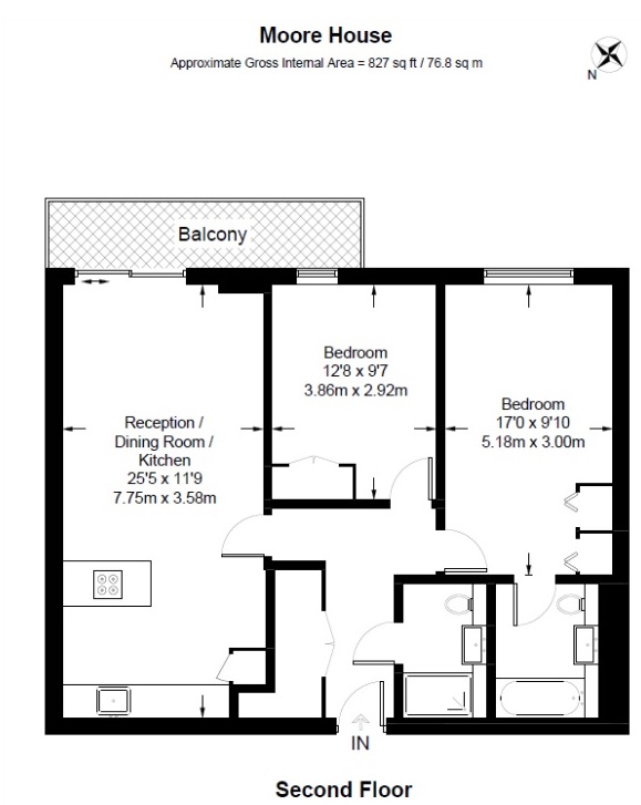 2 Bedrooms Flat to rent in Moore House, Grosvenor Waterside, Gatliff Road SW1W