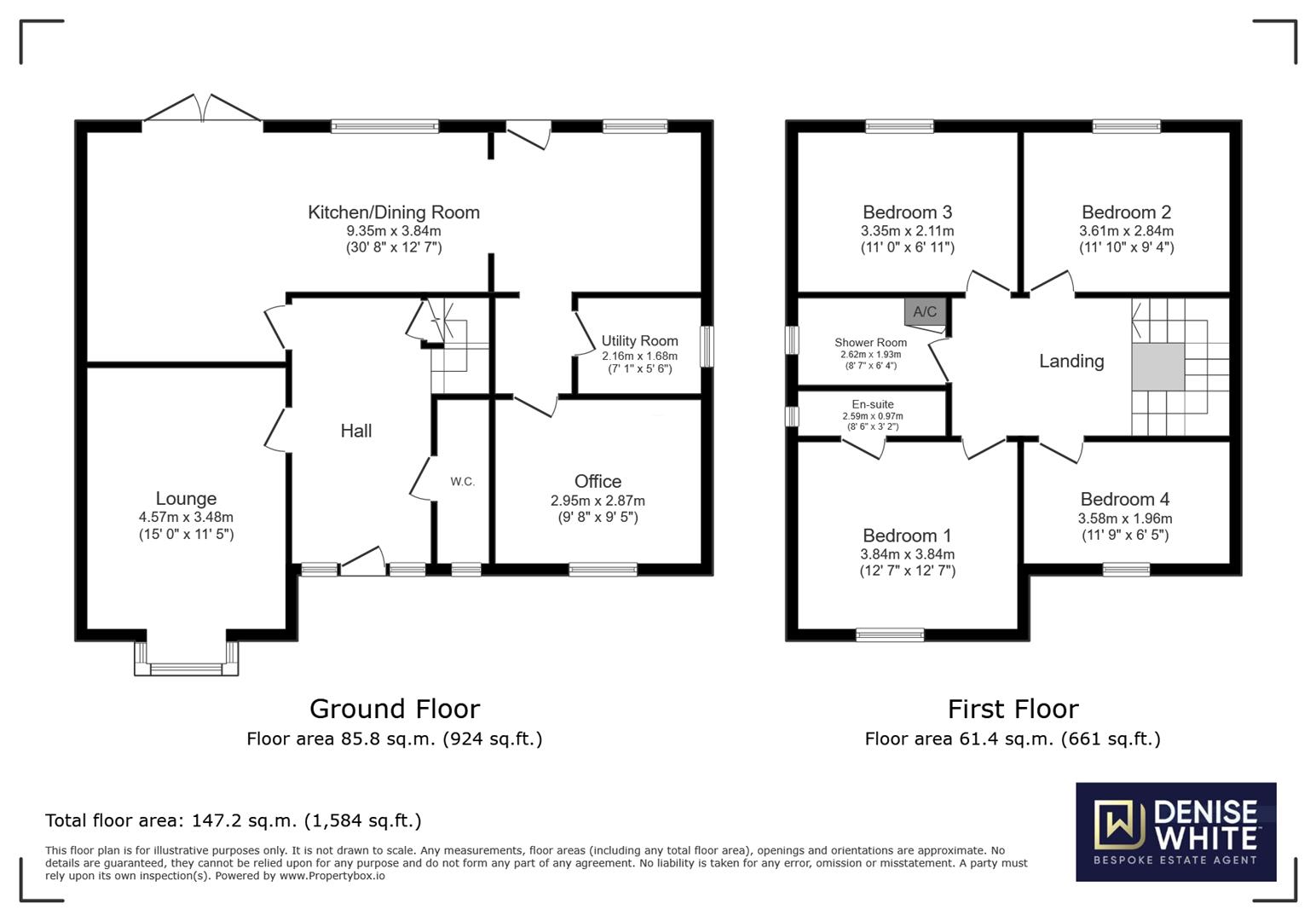2, Glebe Court, Staffordshire floorplan