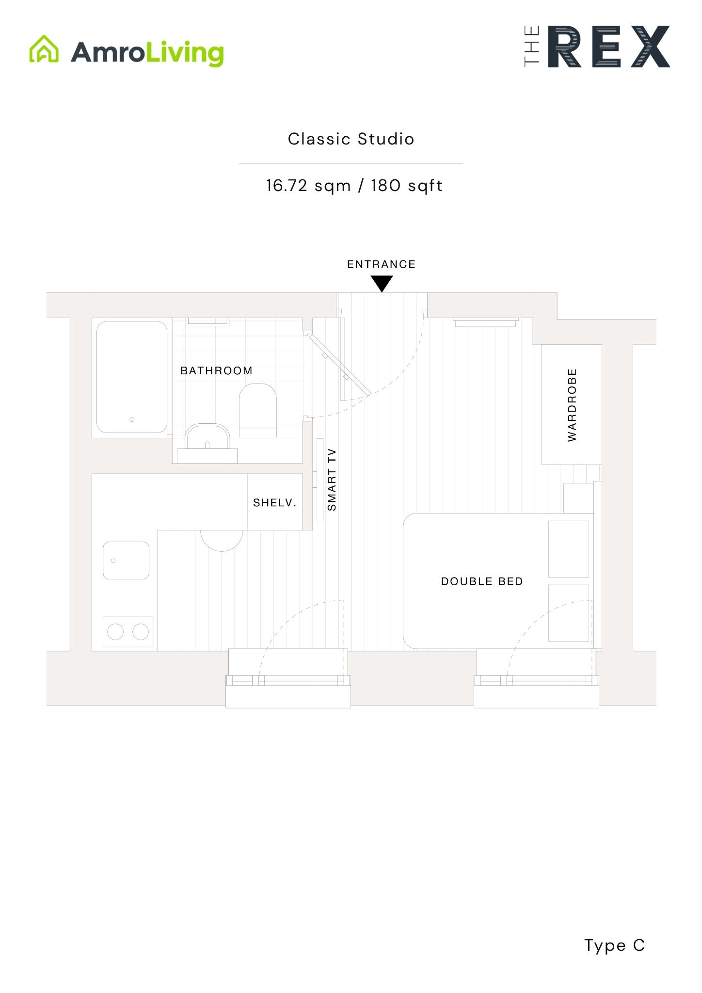 A124, SCL, The Rex, 175 Clarence St, Kingston, London floorplan