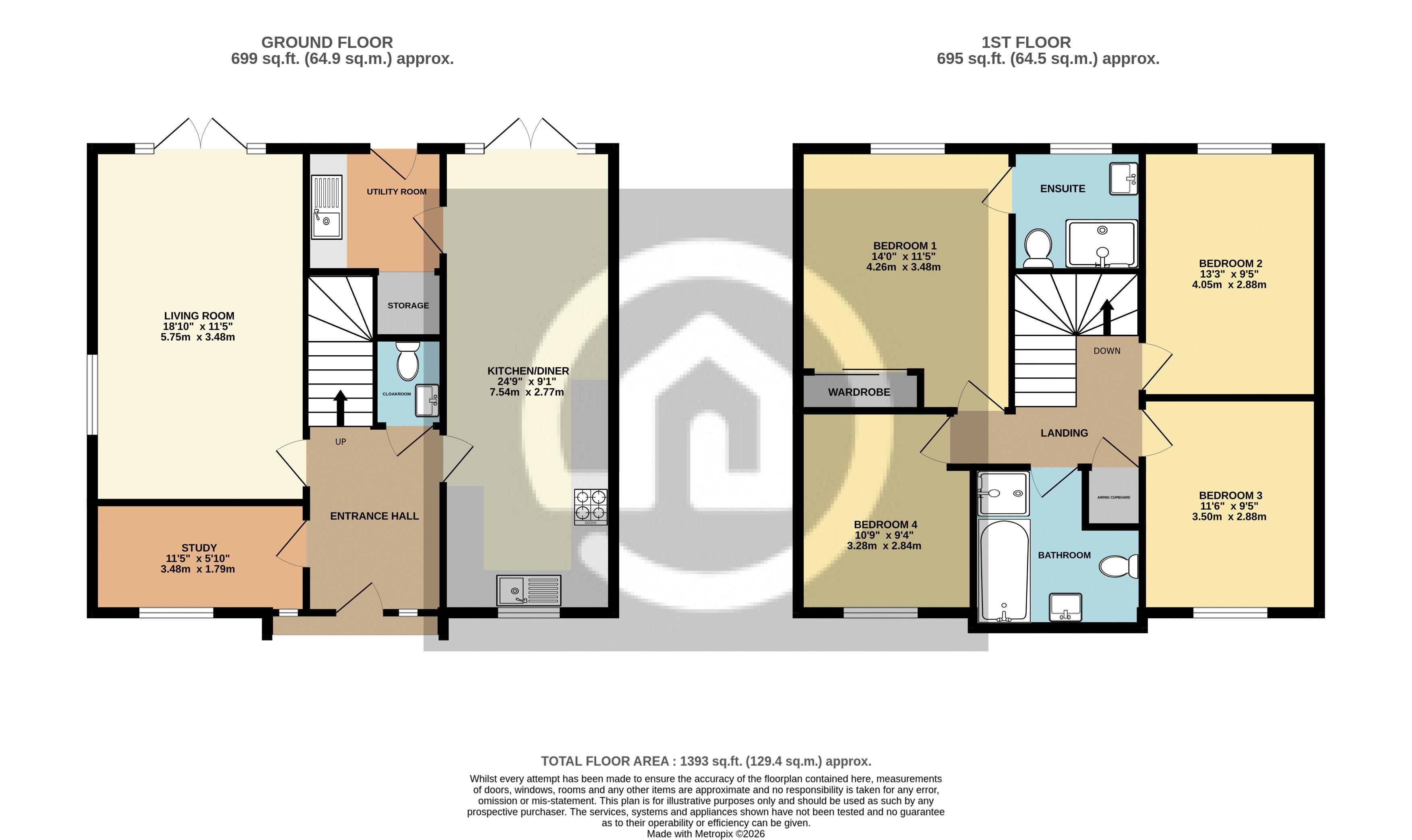 18, Cranwell Circle, Bedford floorplan