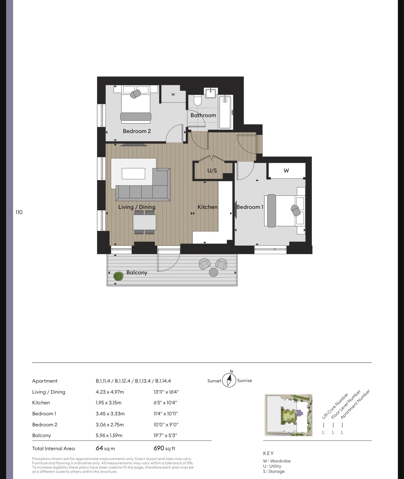 1401 Gasholder, Gasholder Place, London floorplan