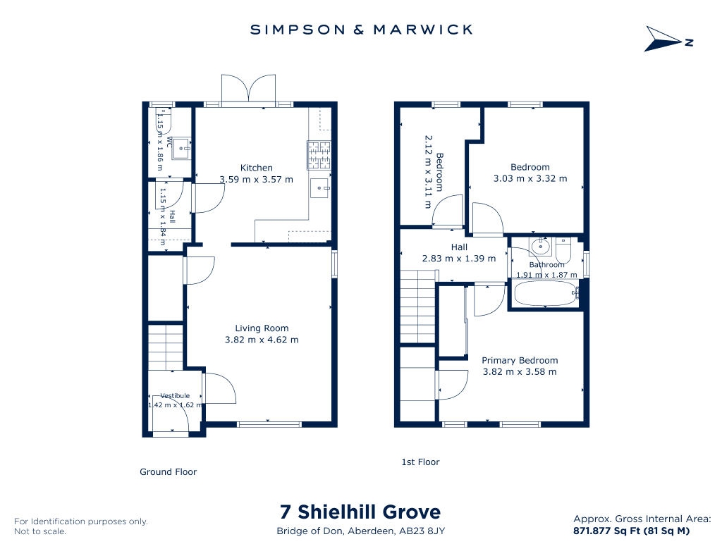 7, Shielhill Grove, Aberdeen floorplan