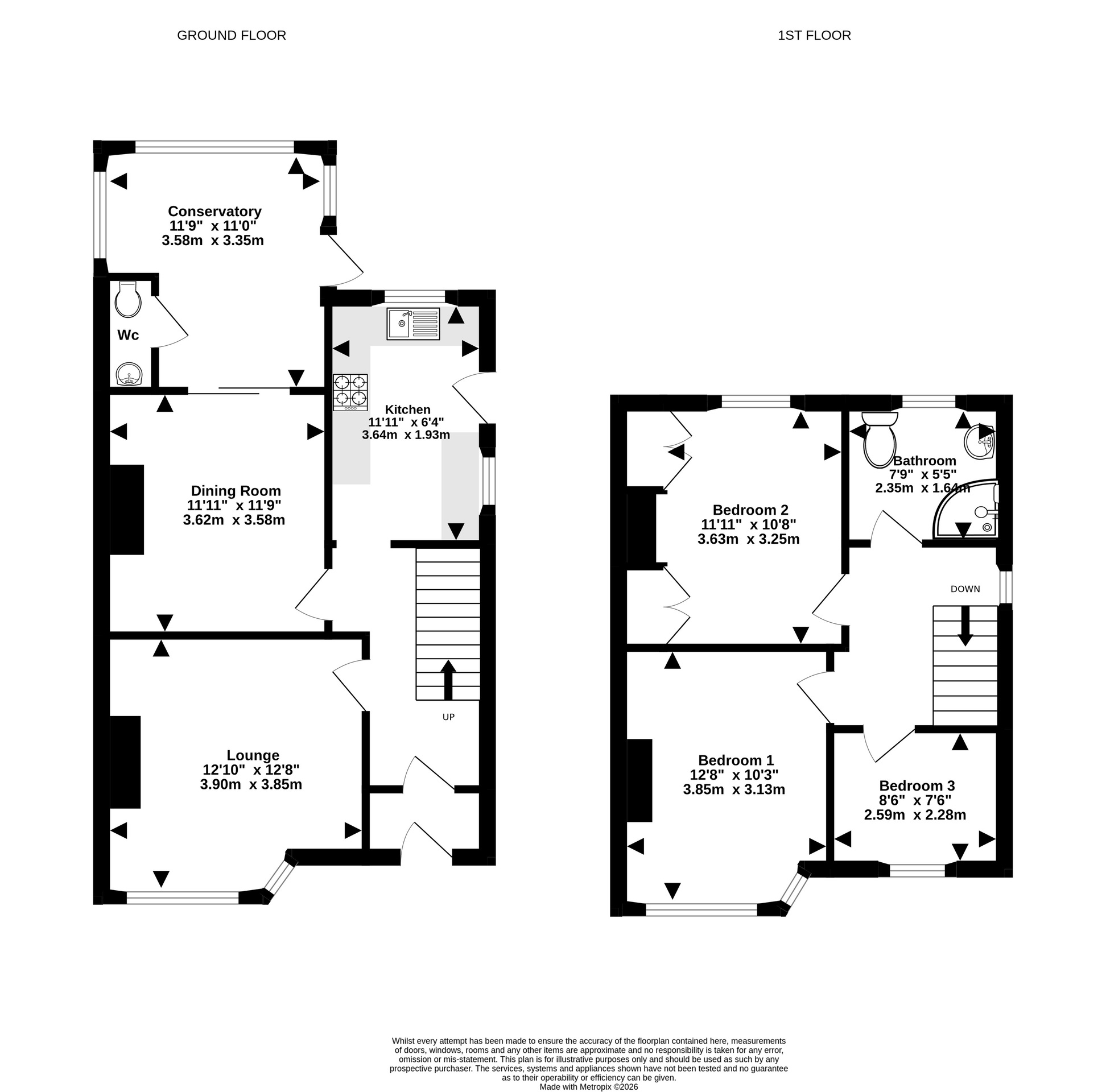 35 Hill House Road, Bristol floorplan