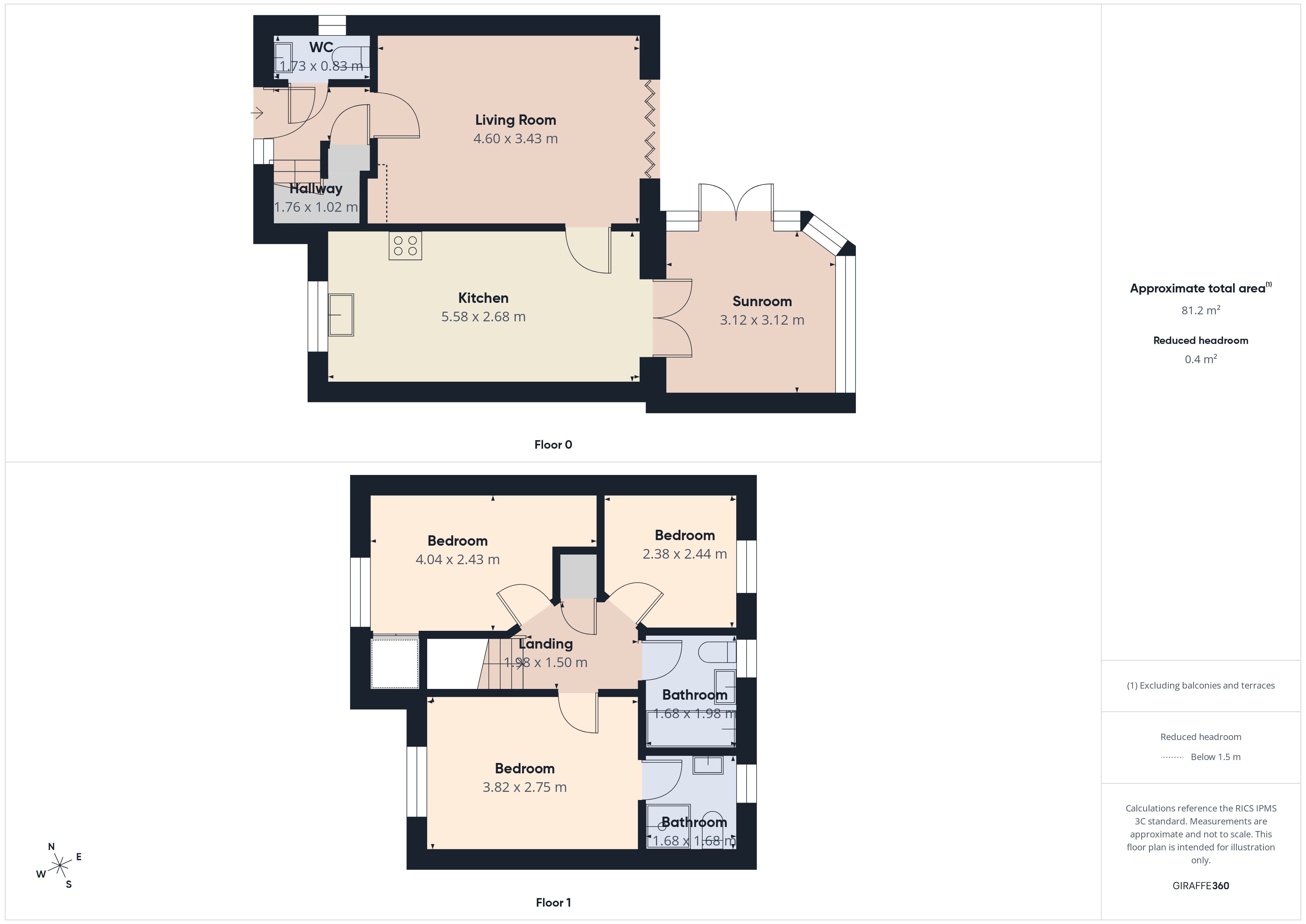6, Sorrel Way, Oldham floorplan