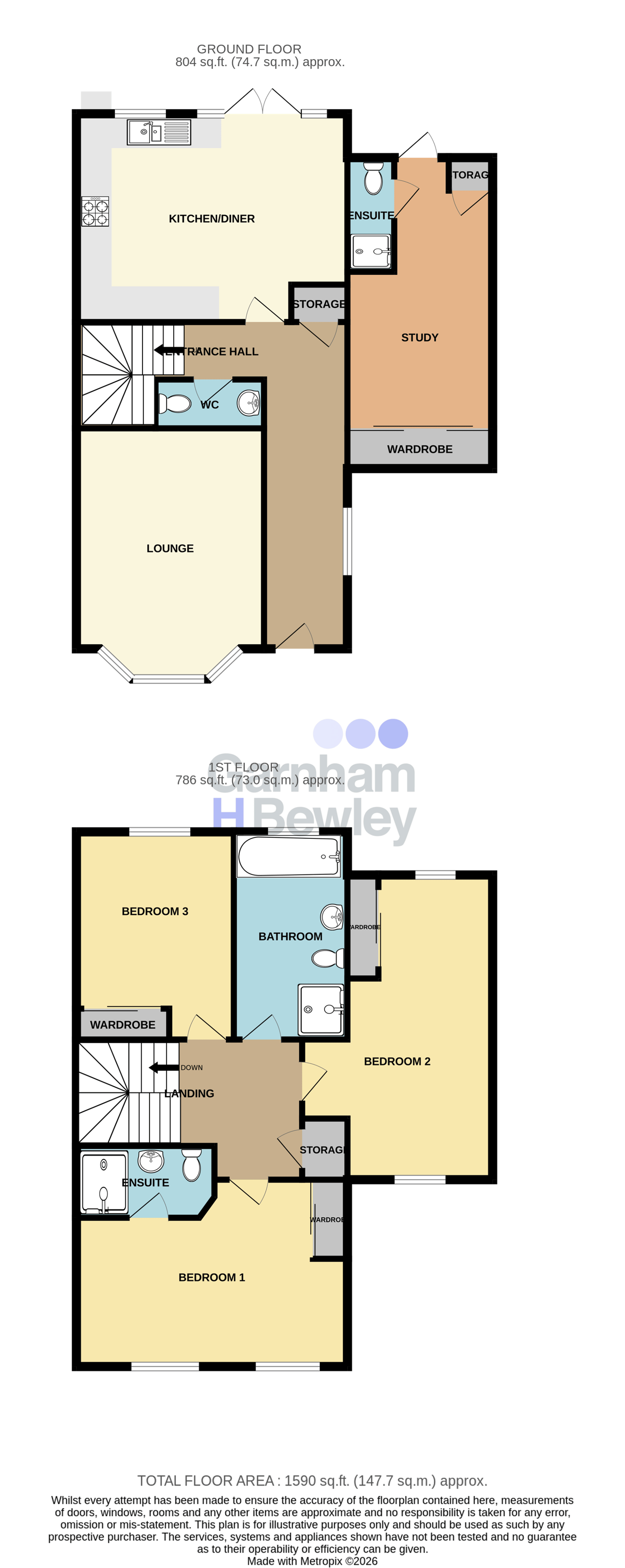 12, Wychwood Place, Crawley floorplan