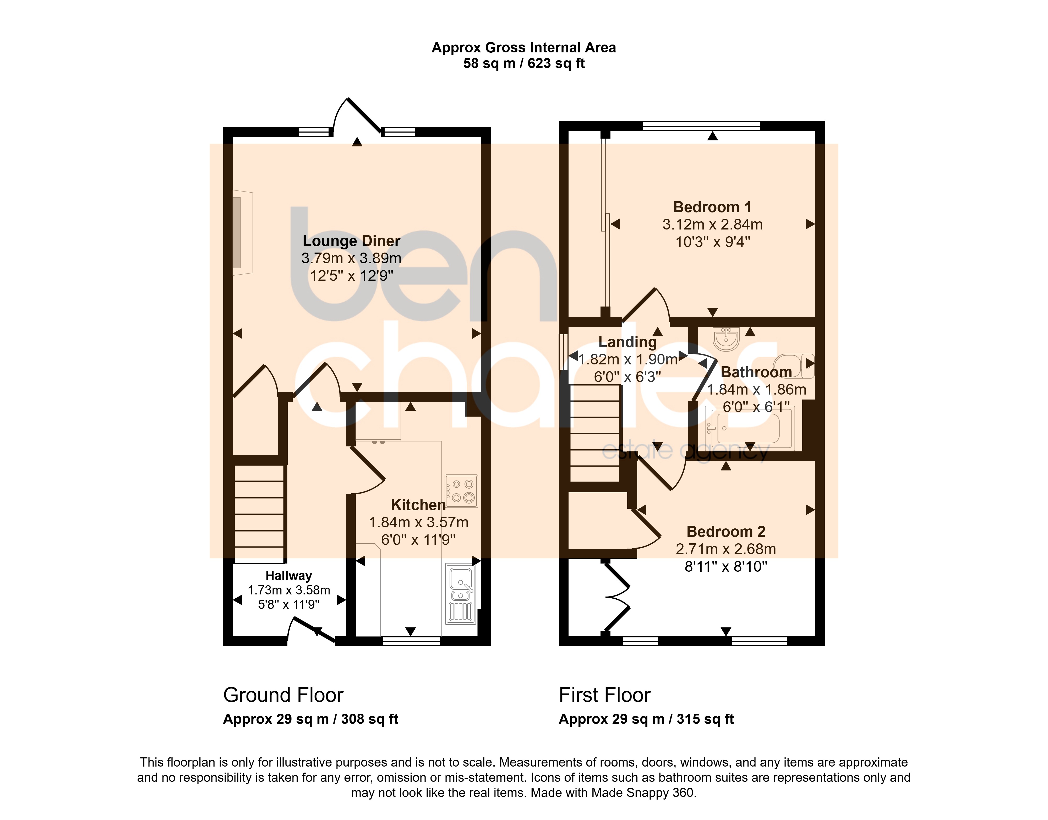 6, Oakfields, Durham floorplan