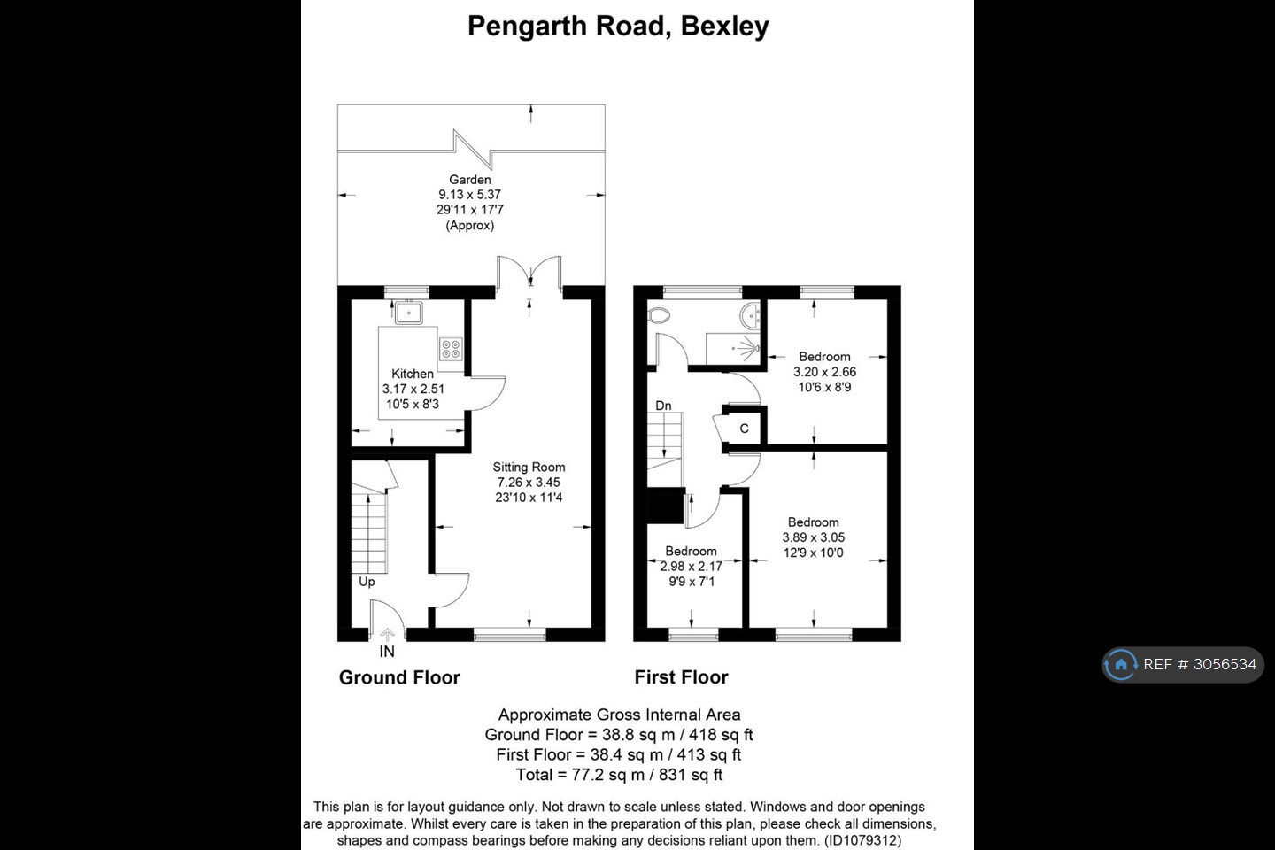 Pengarth Road, Bexley floorplan