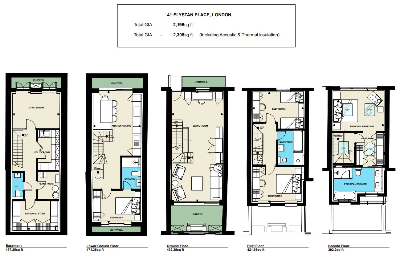 41, Elystan Place, London floorplan