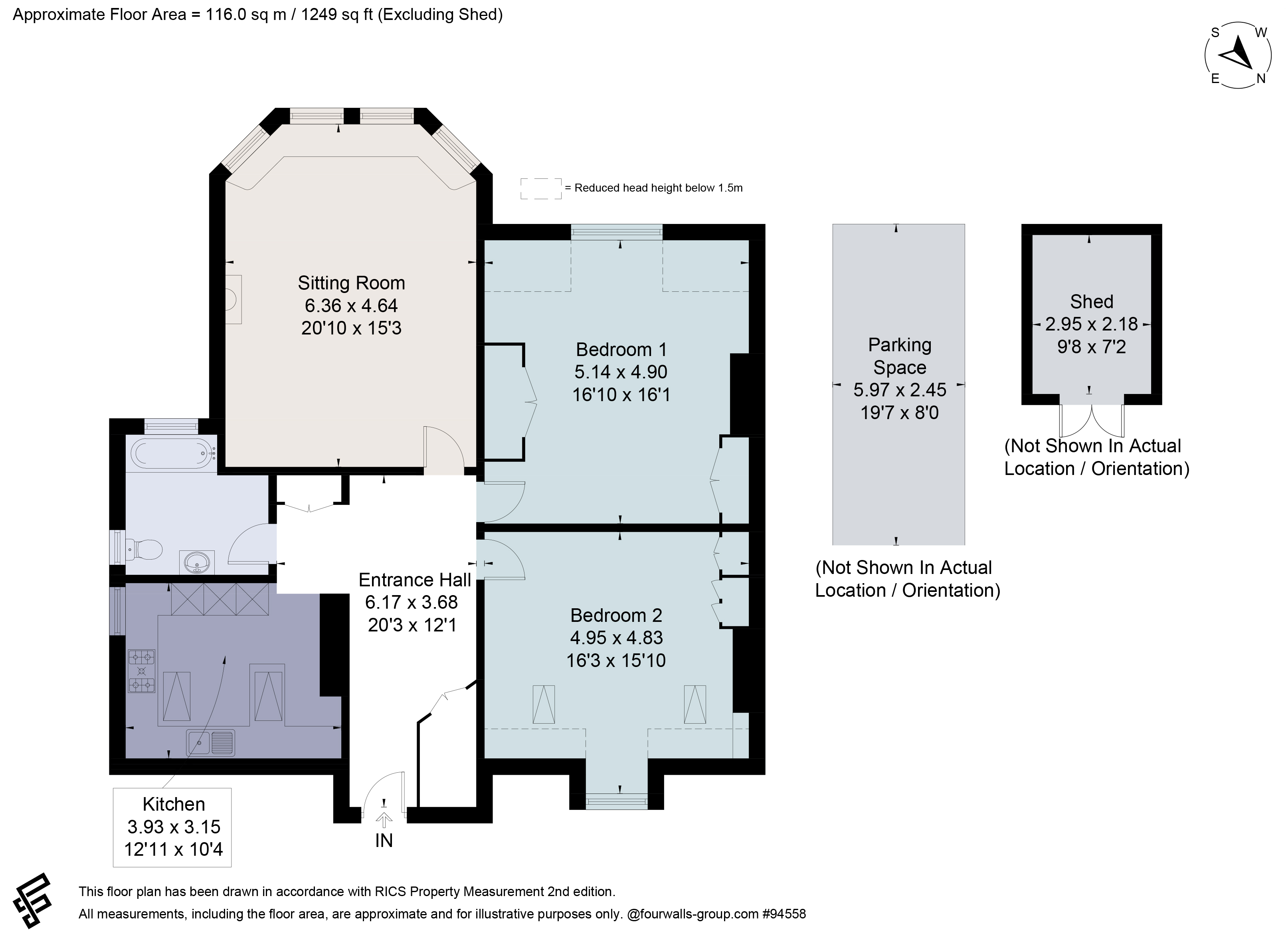 4b, Barnes Close floorplan