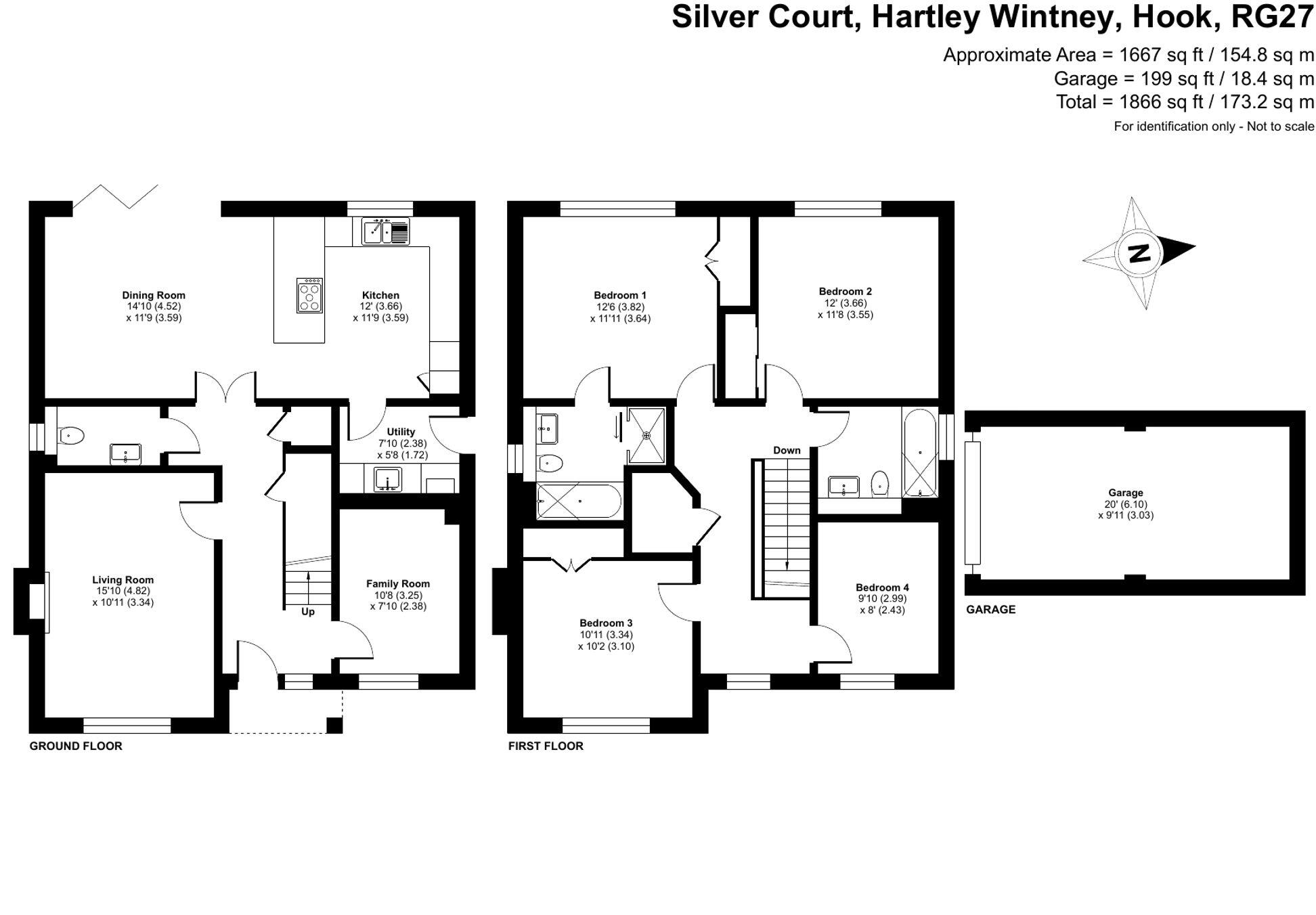 1, Silver Court, Hartley Wintney floorplan