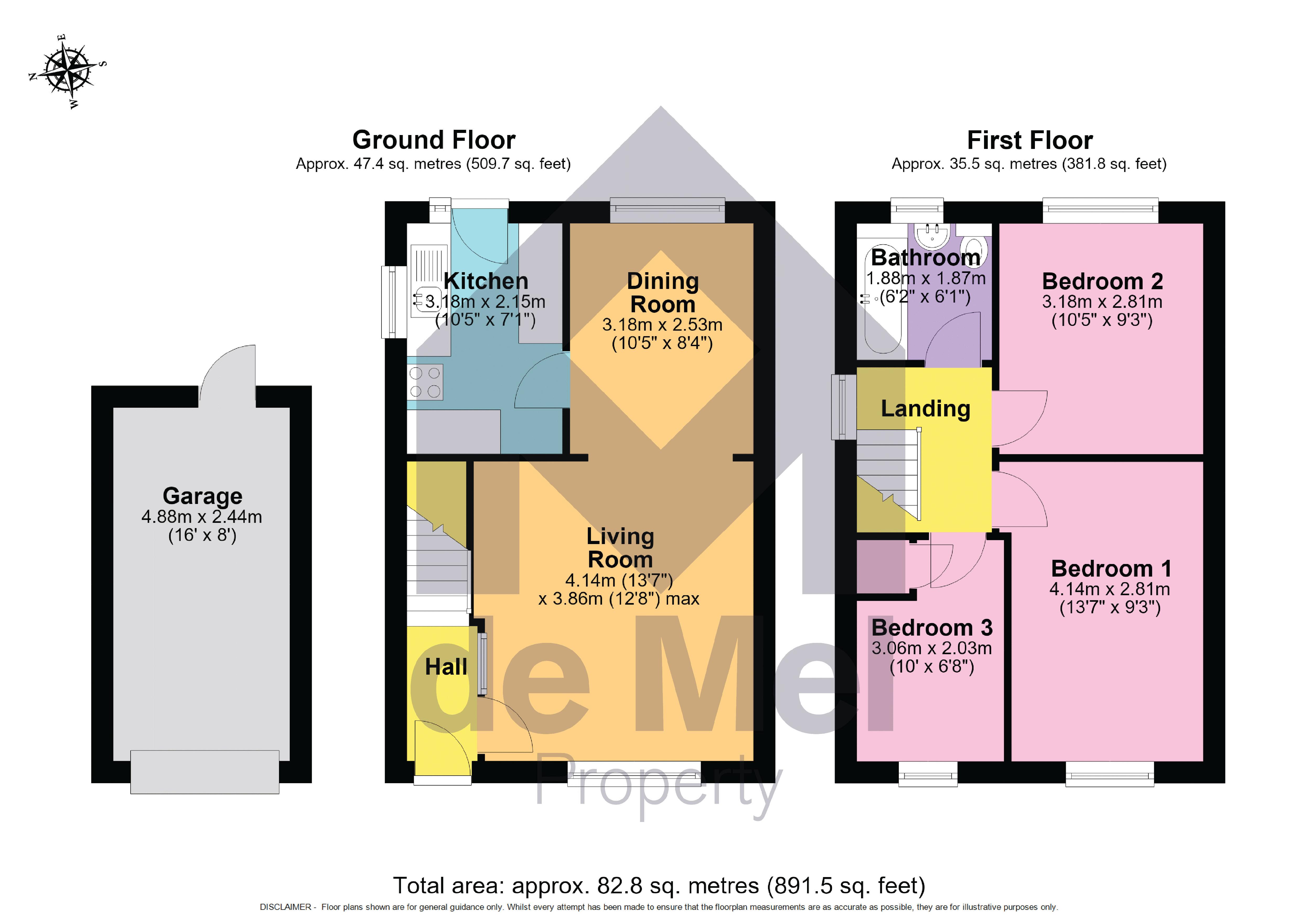 5, Medoc Close, Cheltenham floorplan