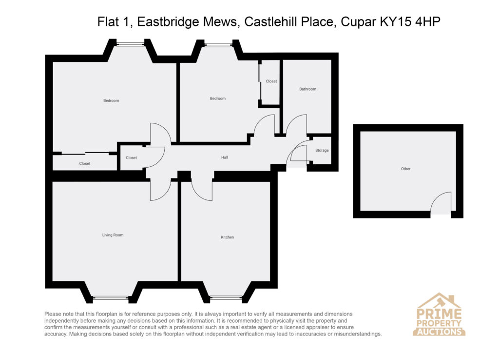 Flat 1, Eastbridge Mews, Cupar floorplan