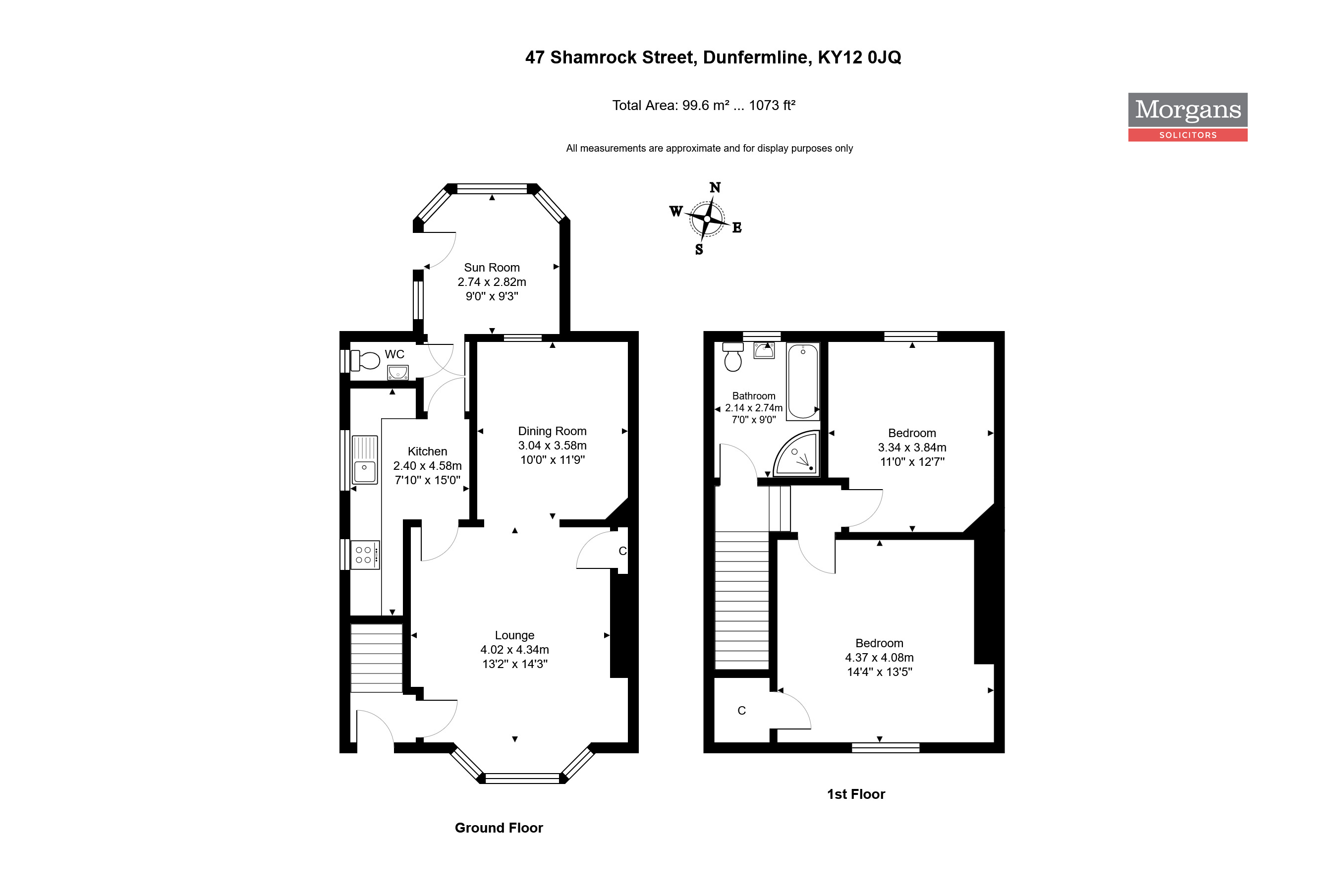 47, Shamrock Street, Dunfermline floorplan